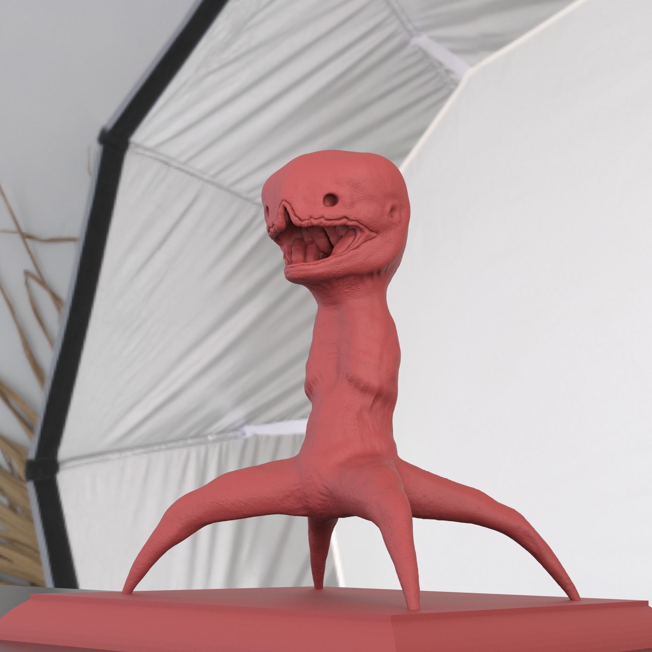 Realistic Minecraft Creeper available for print 3D print model_1