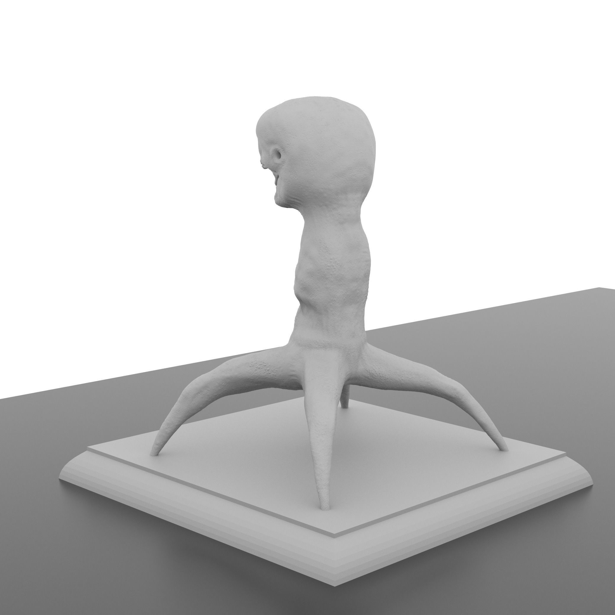 Realistic Minecraft Creeper available for print 3D print model_17