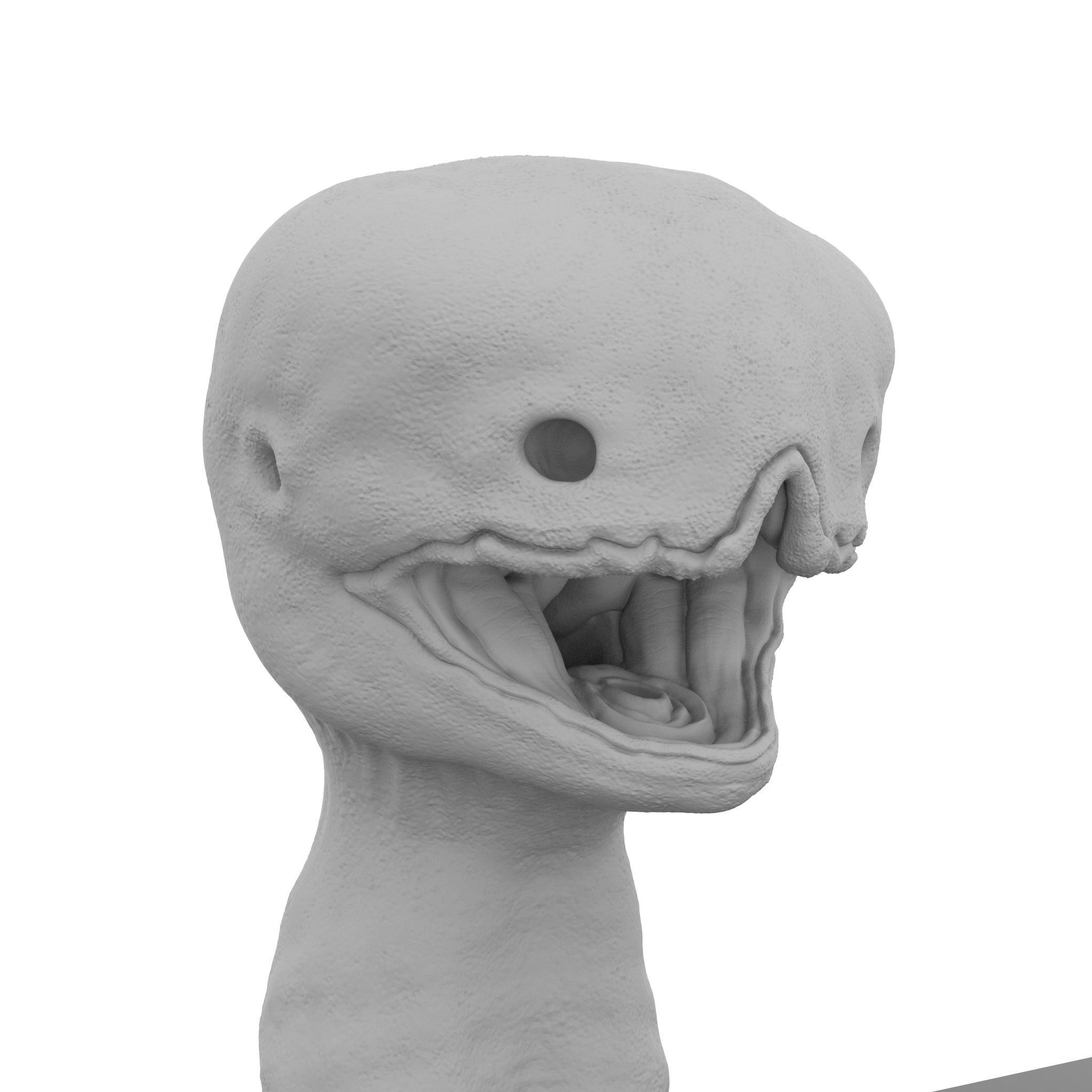 Realistic Minecraft Creeper available for print 3D print model_15