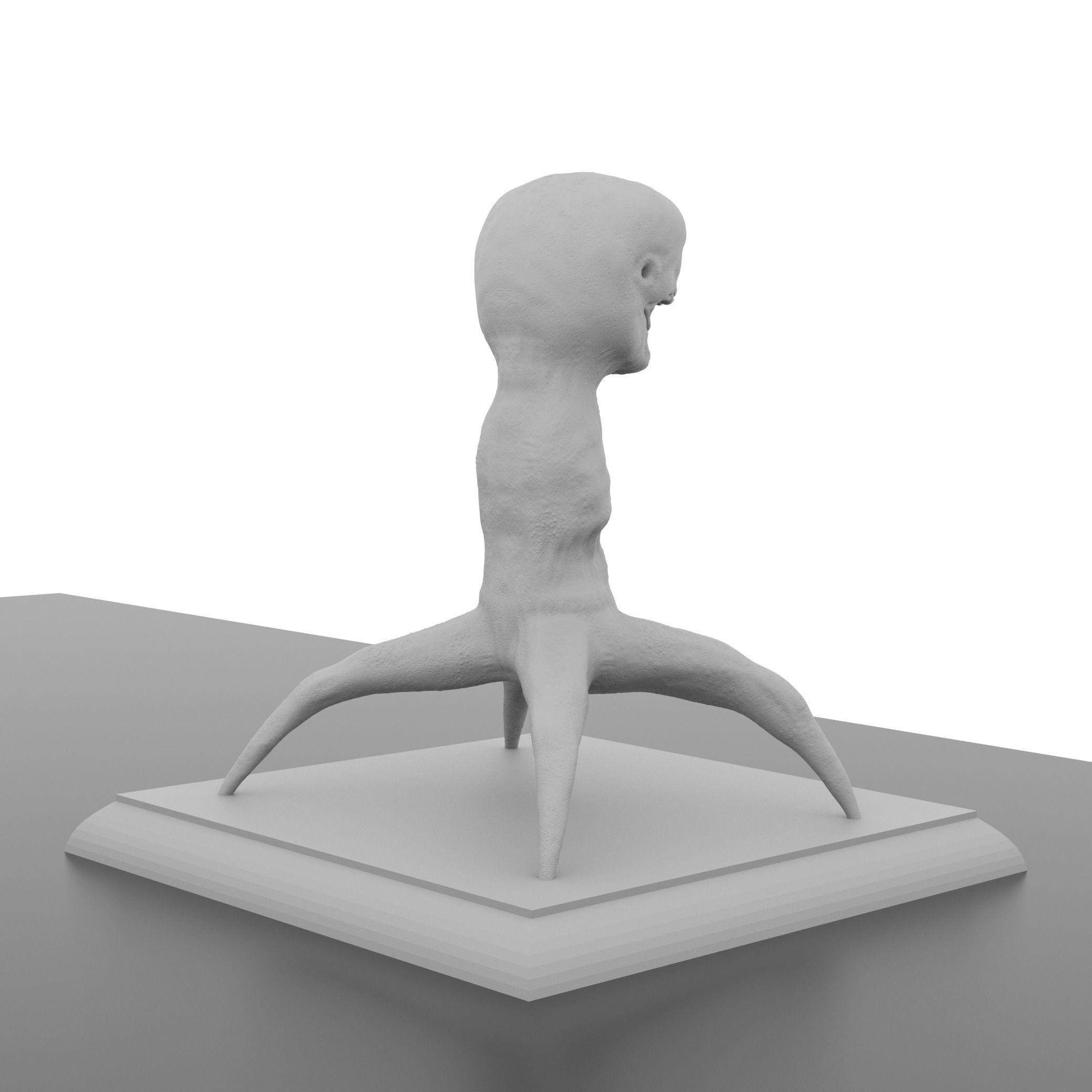 Realistic Minecraft Creeper available for print 3D print model_19