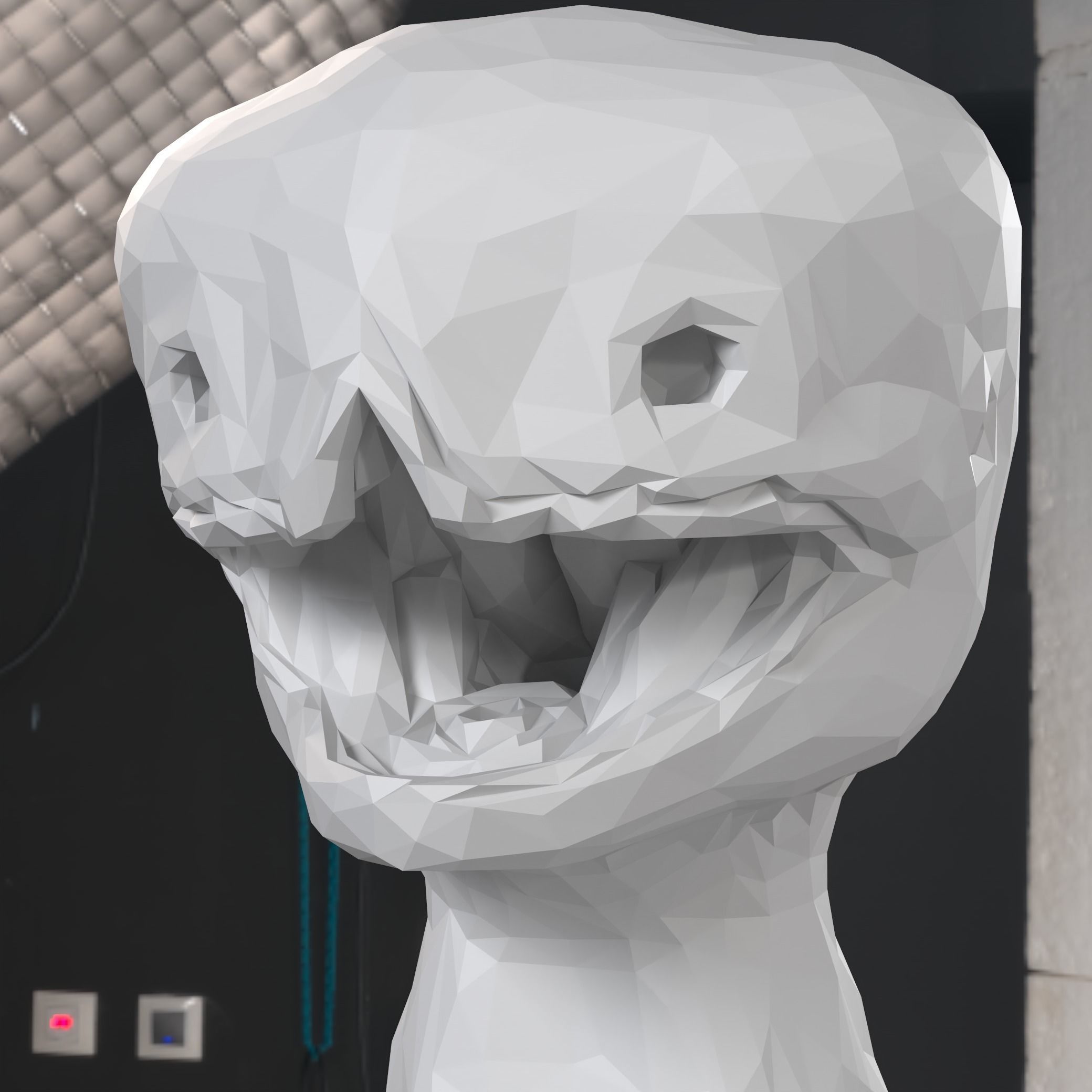 Realistic Minecraft Creeper available for print 3D print model_4