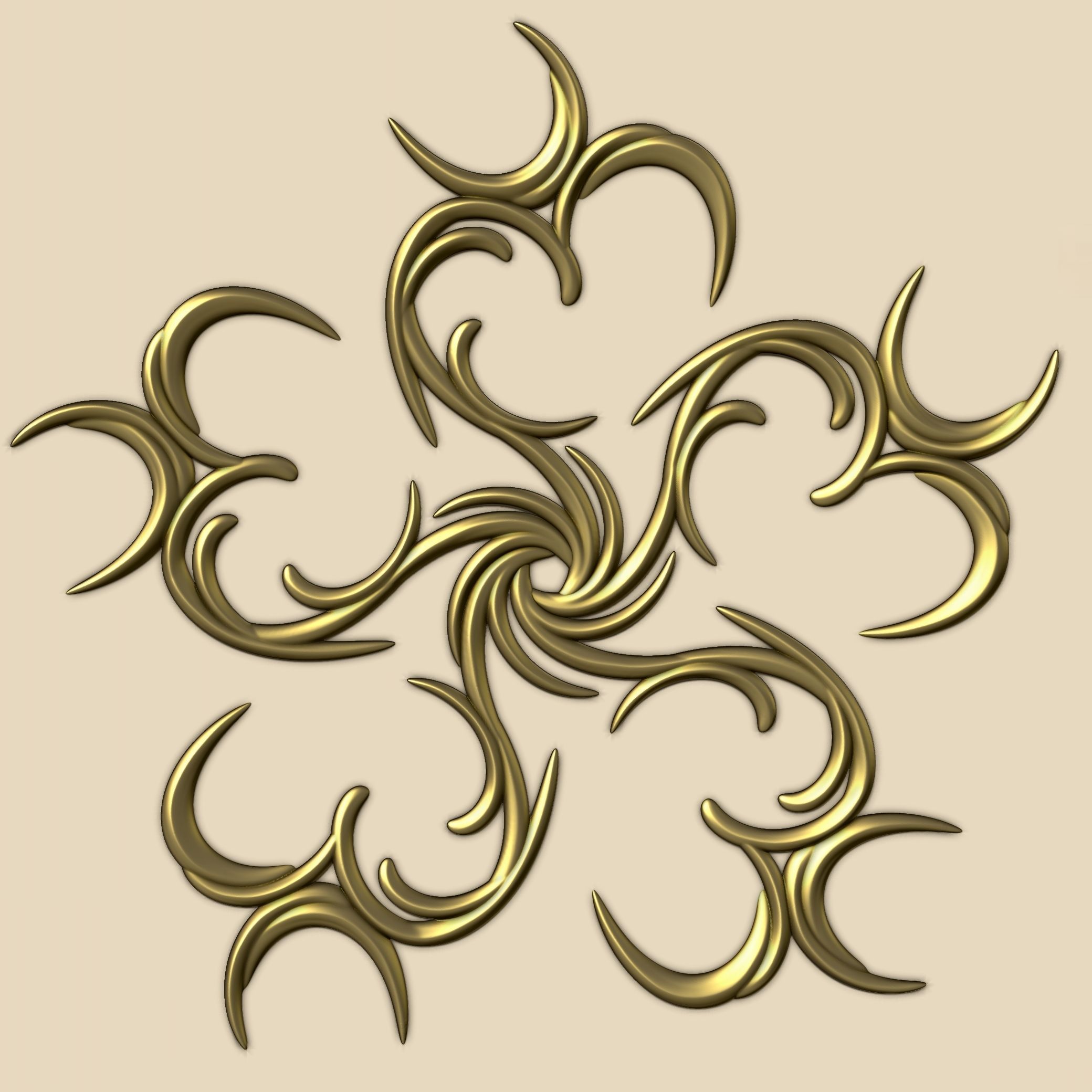Ornaments Brushes with IMM Brushes and Ornament Set Vol 2 3D model_14