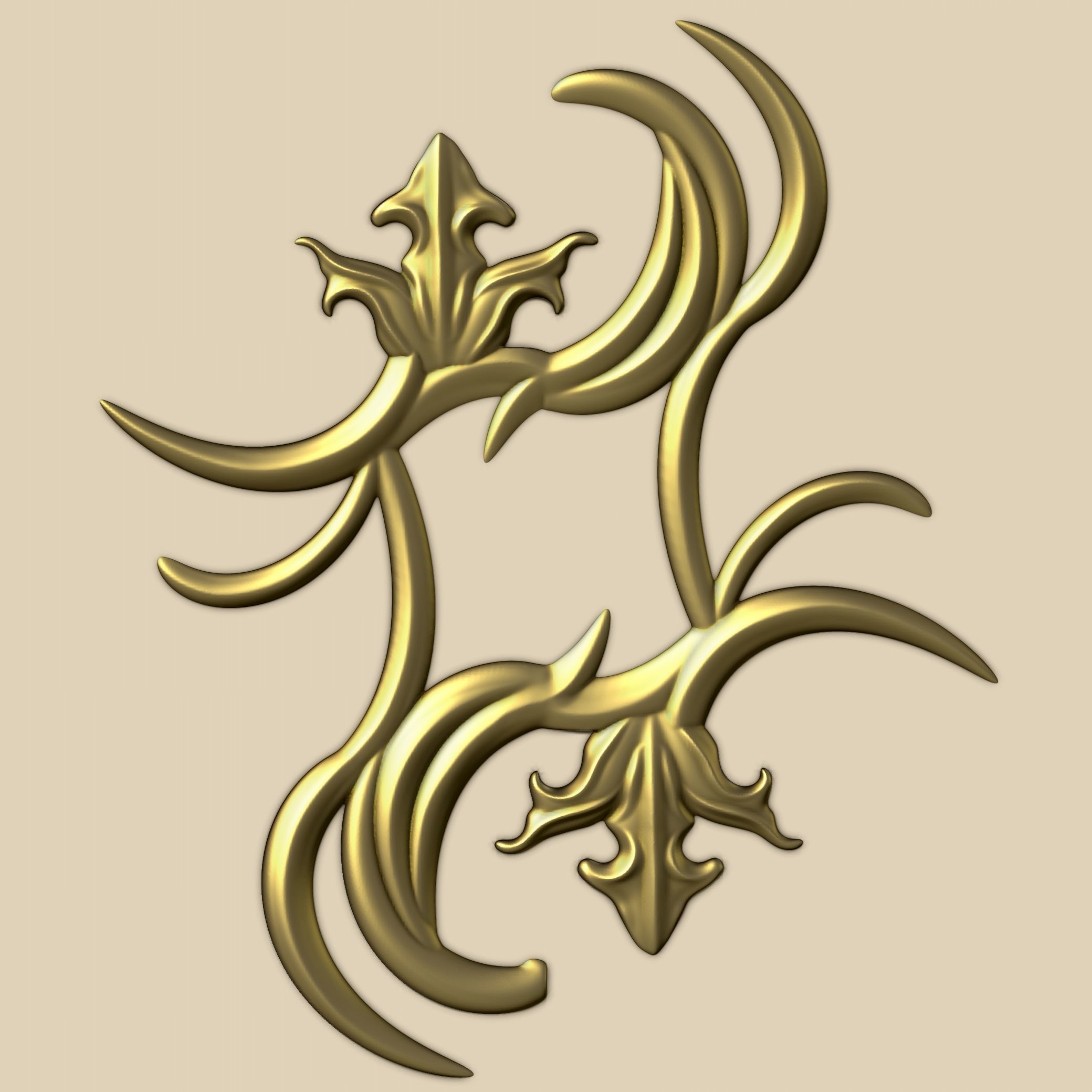 Ornaments Brushes with IMM Brushes and Ornament Set Vol 2 3D model_4