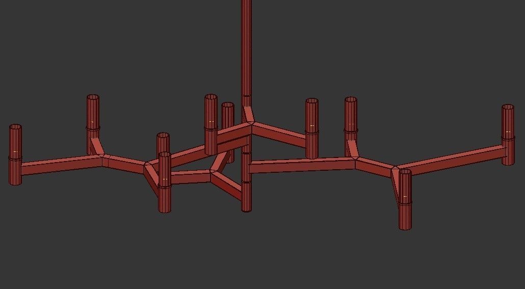ROOTS CHANDELIER 3D model_1