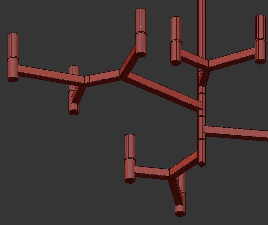 ROOTS CHANDELIER 3D model_2