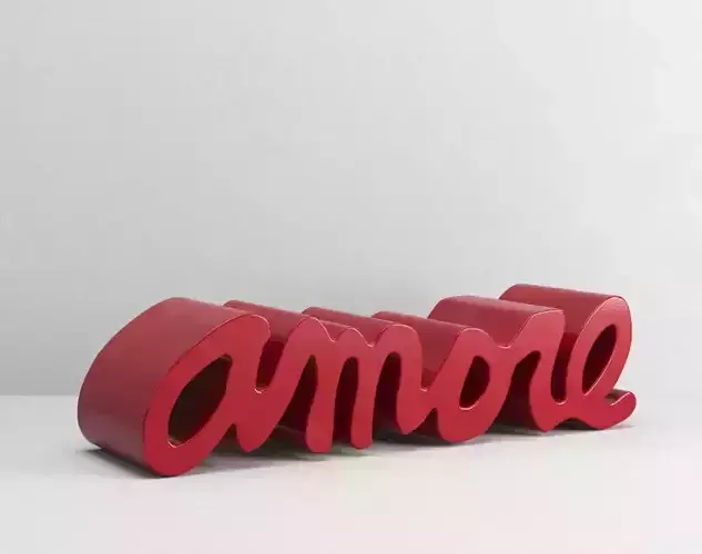 Bench Amore 3D model