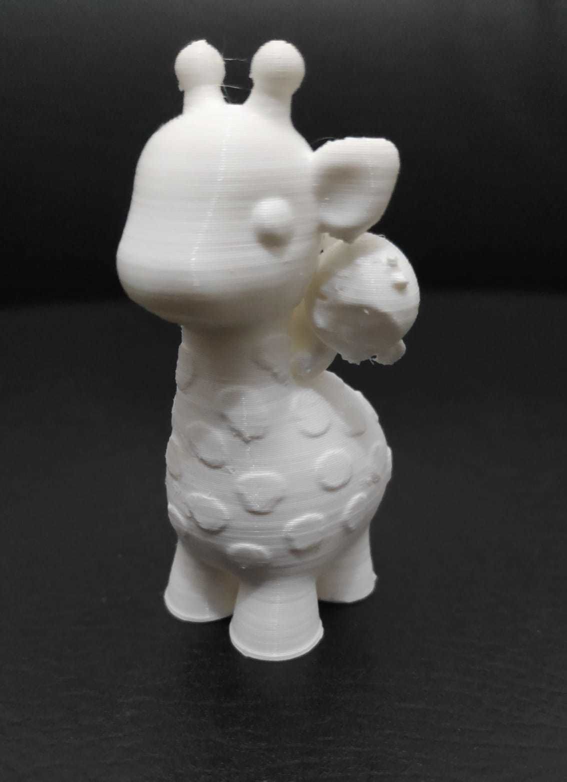 Giraffe with Monkey 3D print model_11