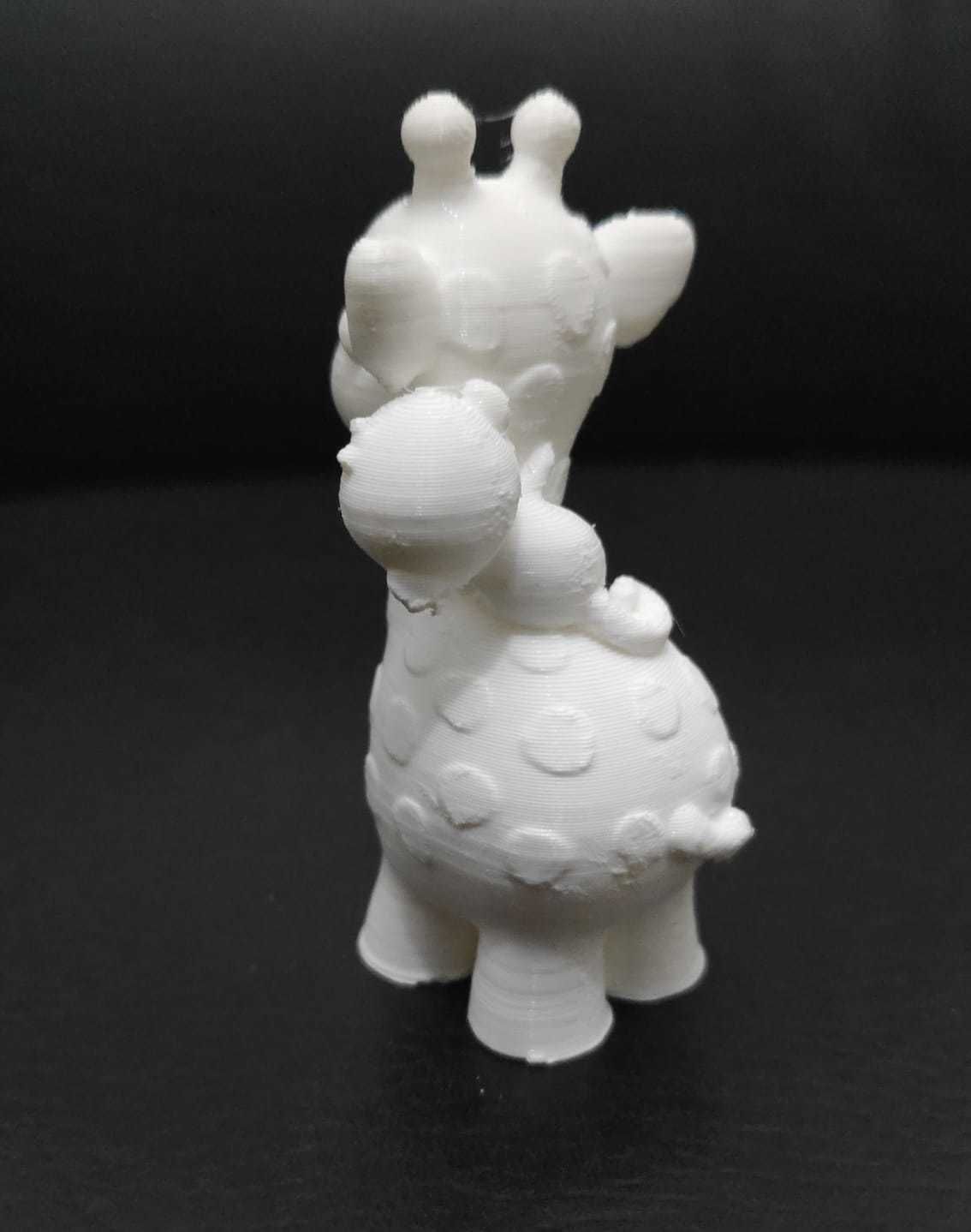 Giraffe with Monkey 3D print model_12