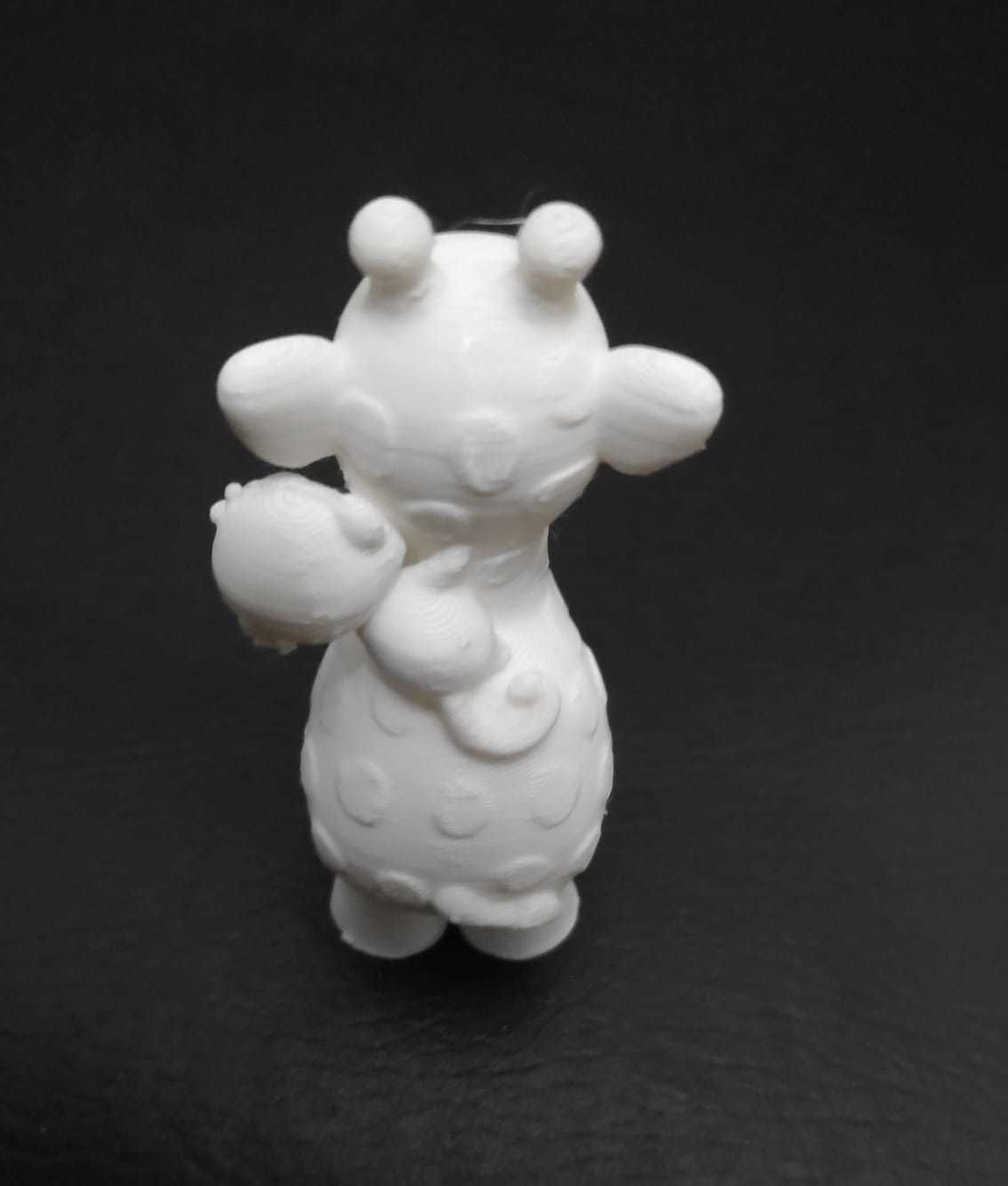 Giraffe with Monkey 3D print model_13