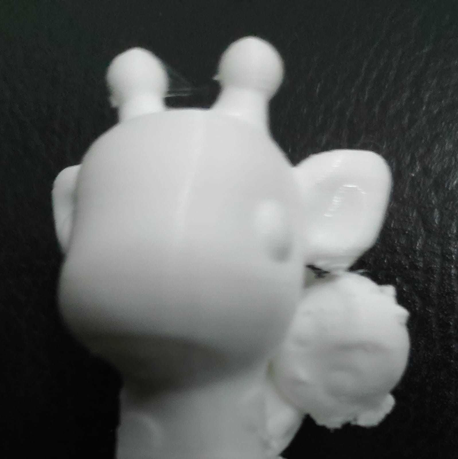 Giraffe with Monkey 3D print model_15