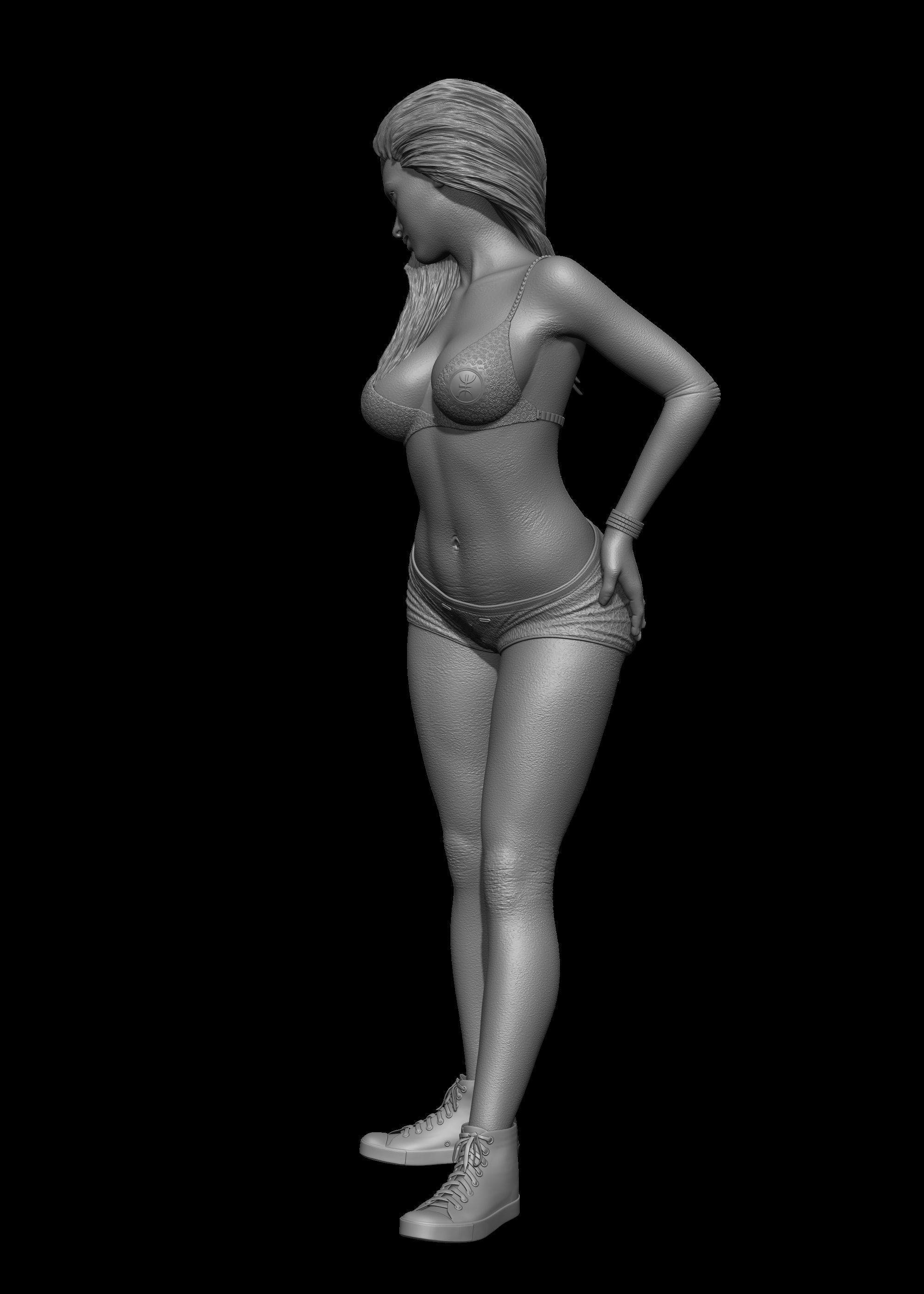 Female Anatomy 3D Model 3D print model_10