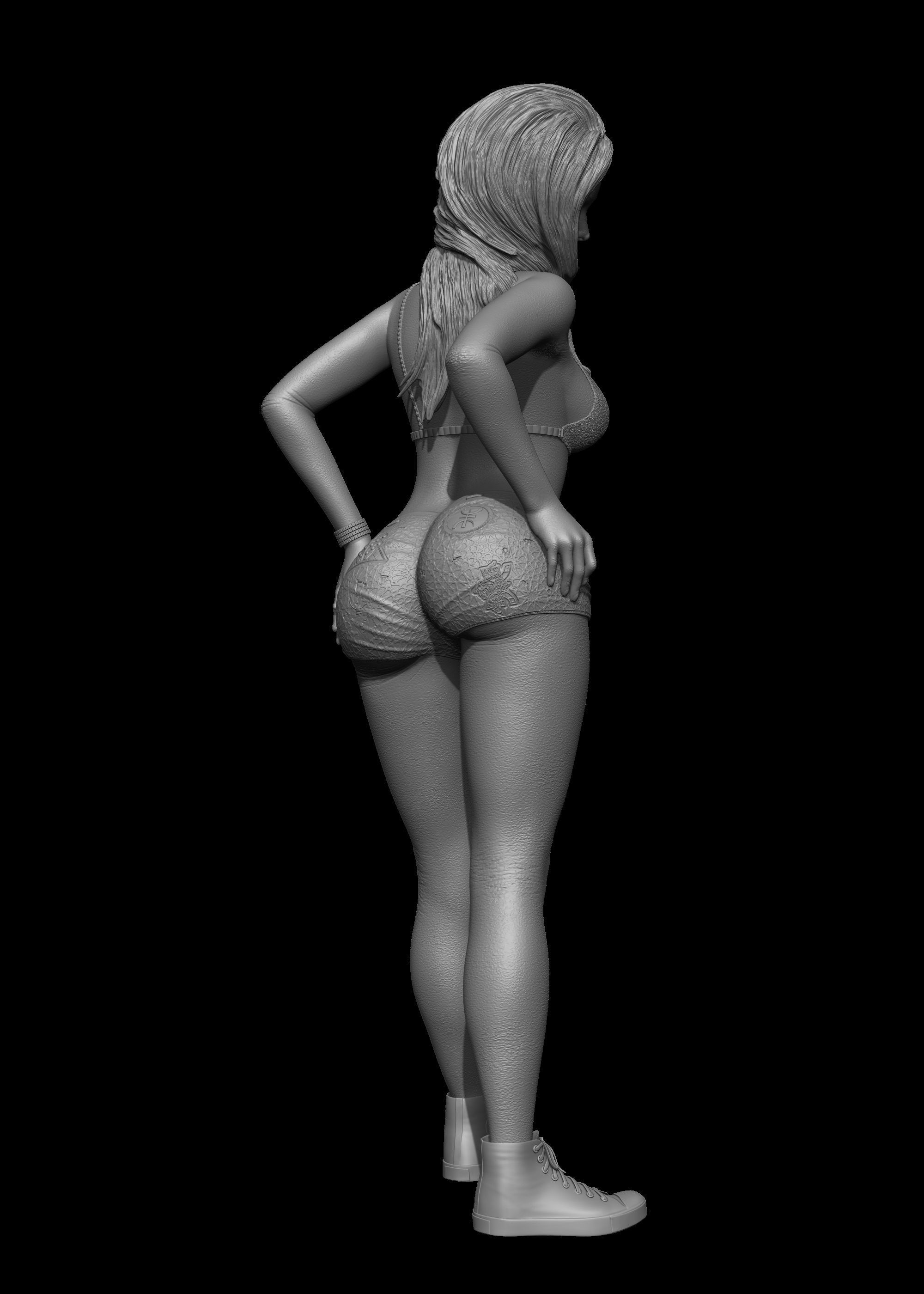Female Anatomy 3D Model 3D print model_18