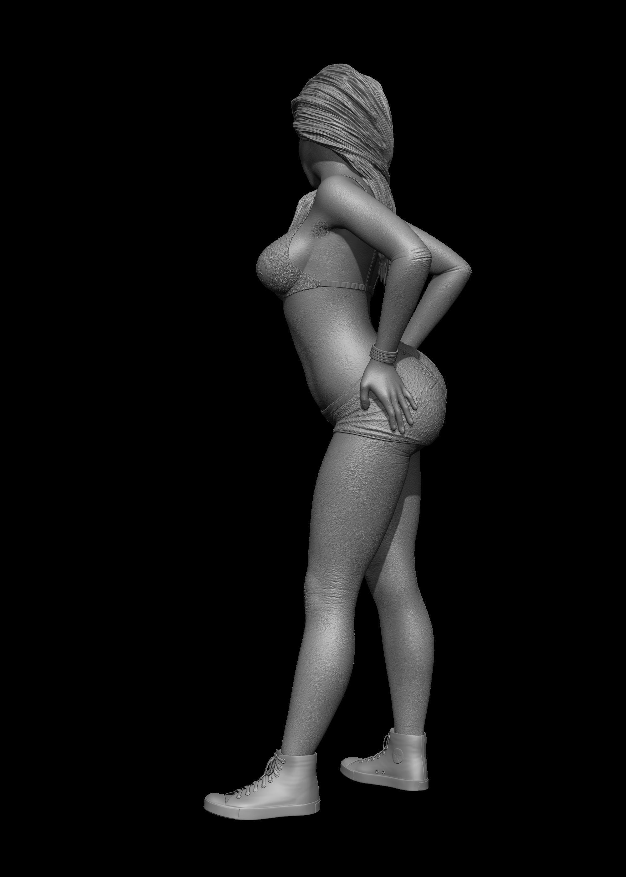 Female Anatomy 3D Model 3D print model_12