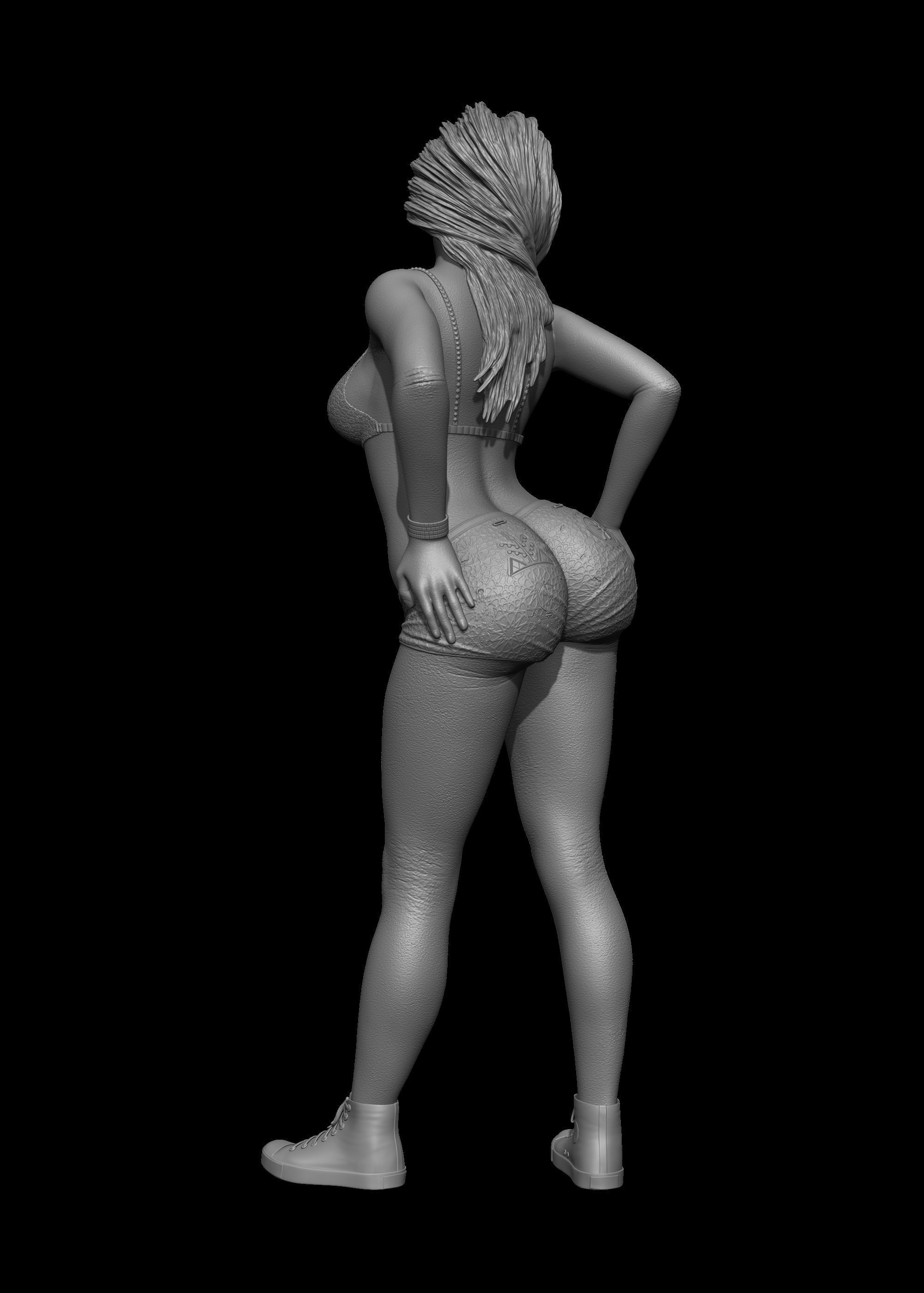 Female Anatomy 3D Model 3D print model_14