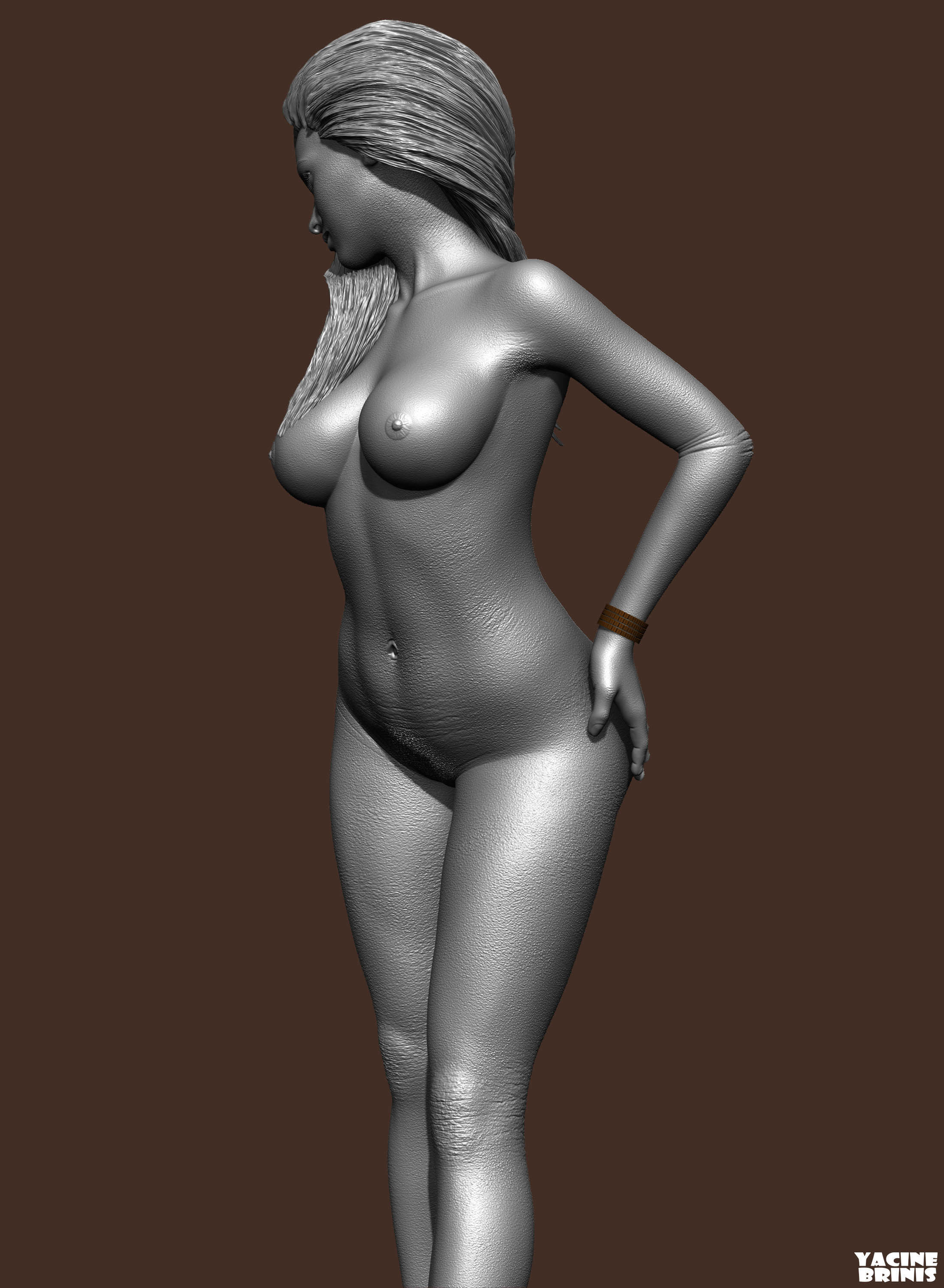Female Anatomy 3D Model 3D print model_2