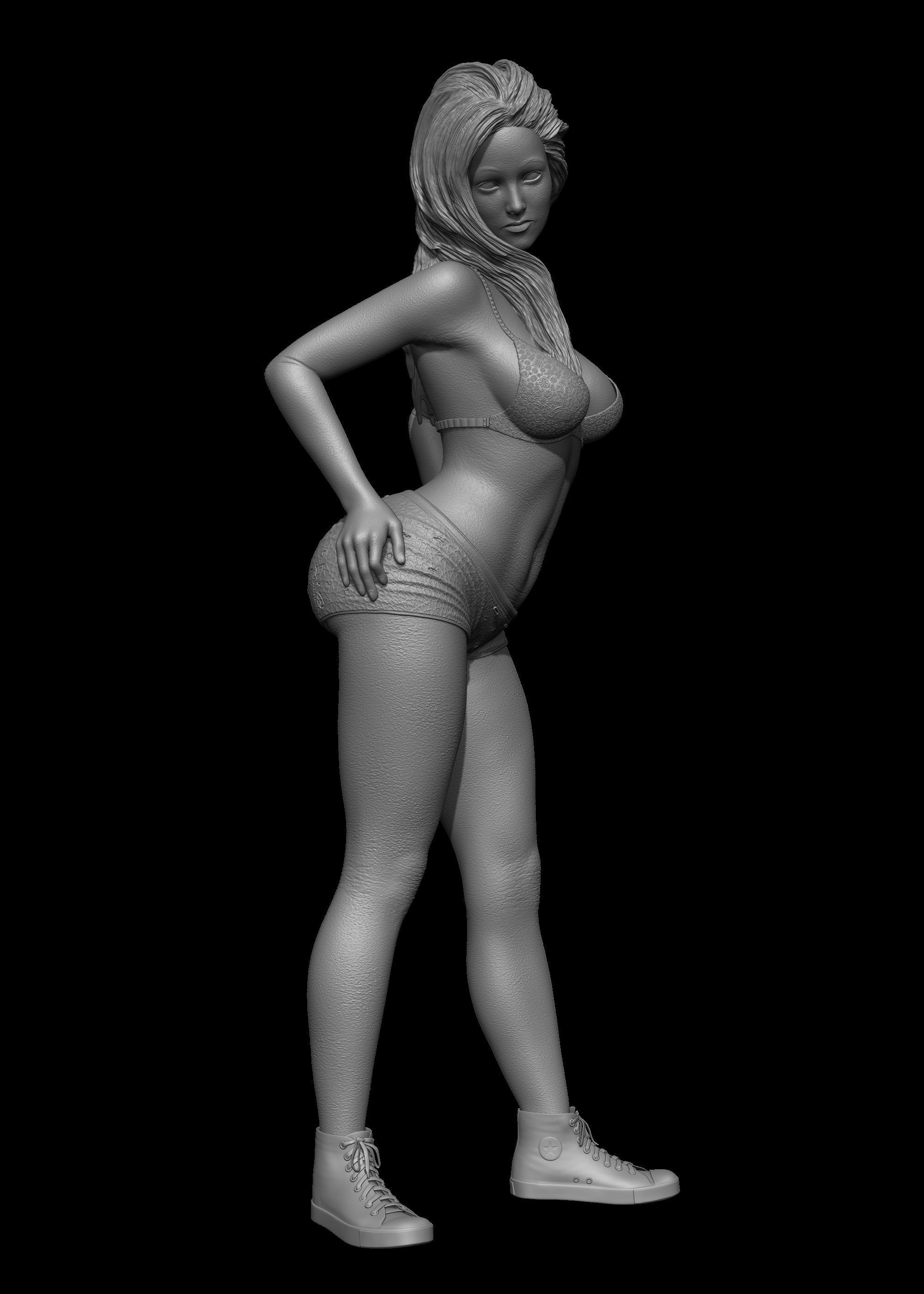Female Anatomy 3D Model 3D print model_21