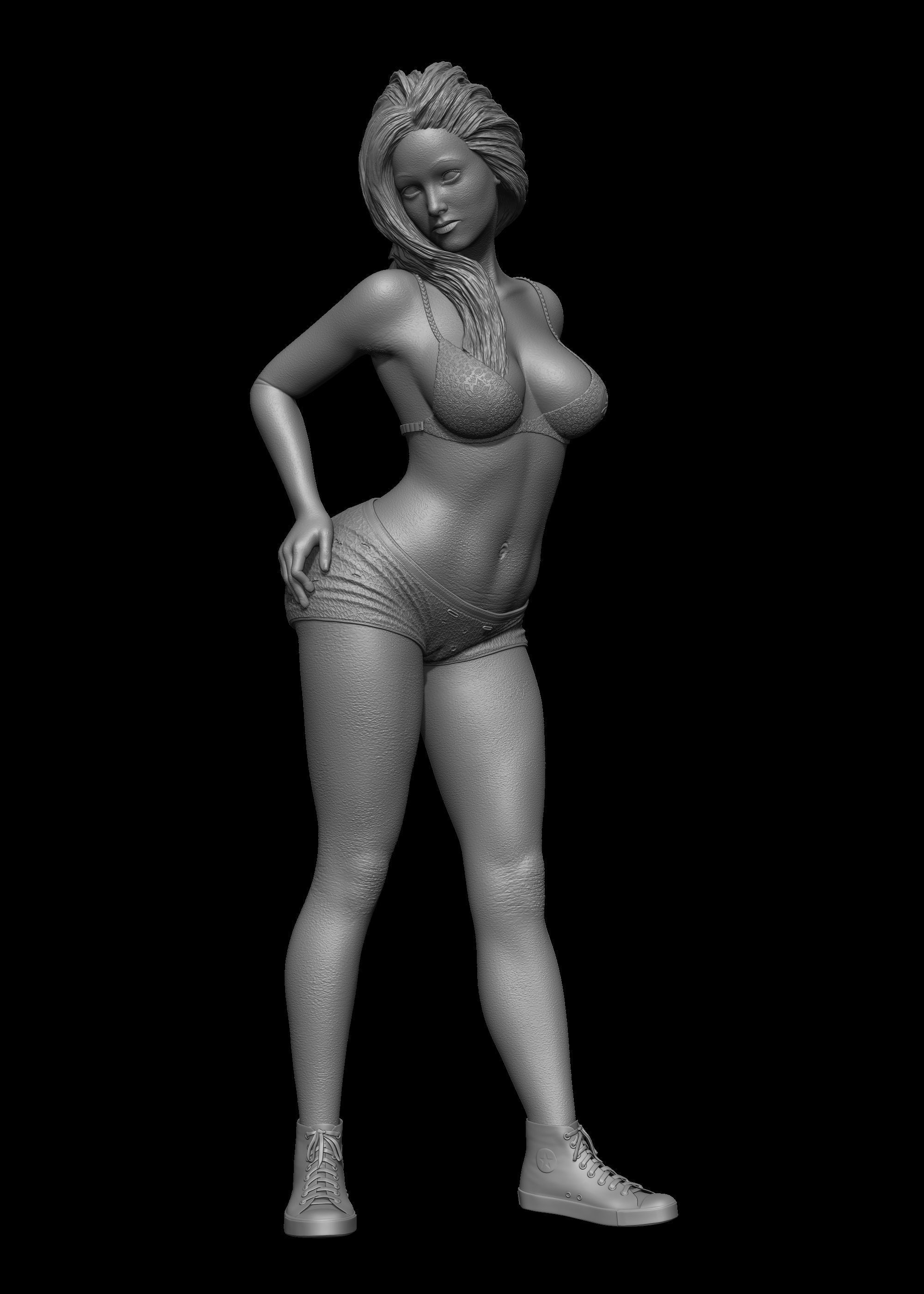 Female Anatomy 3D Model 3D print model_5