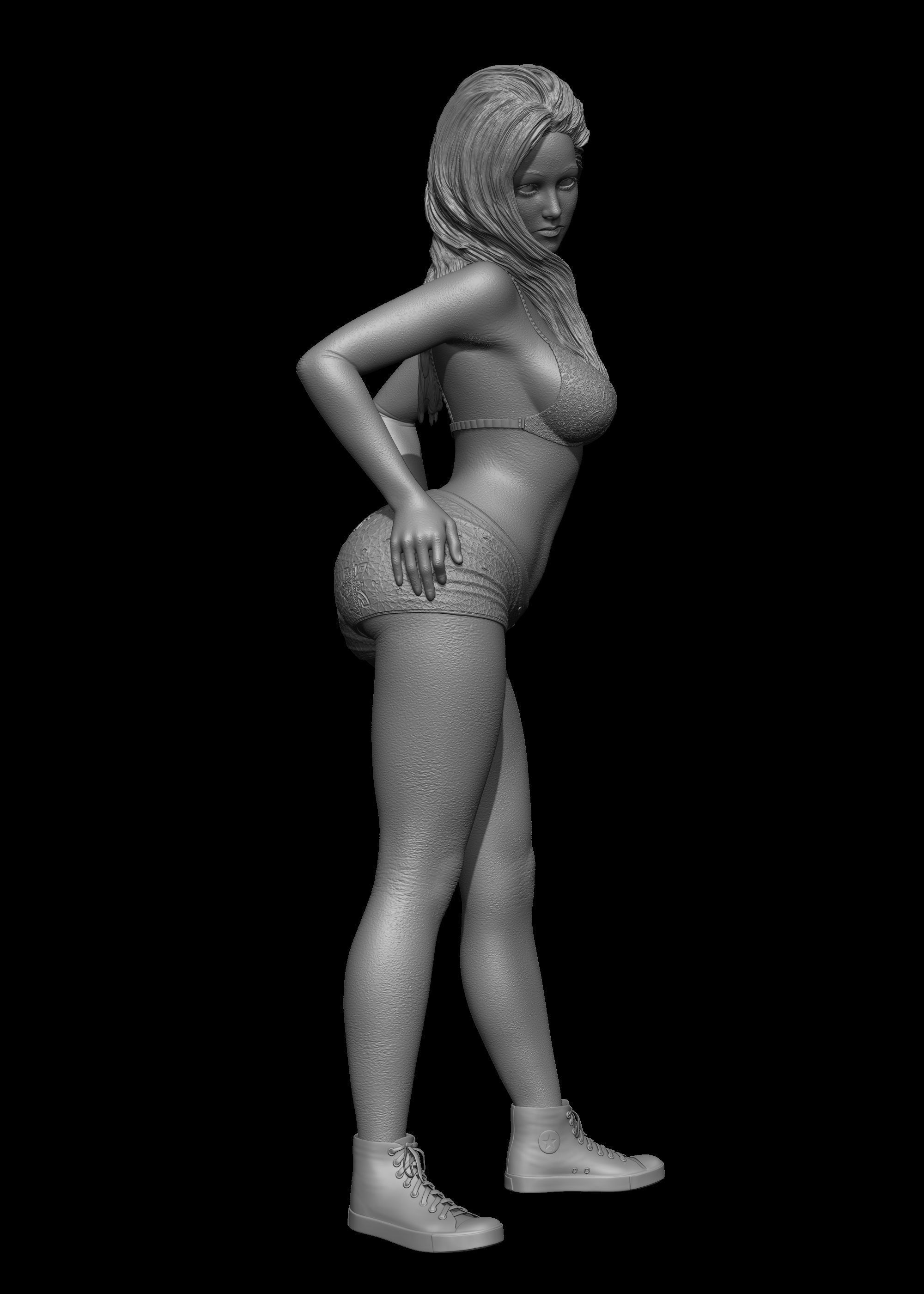 Female Anatomy 3D Model 3D print model_20
