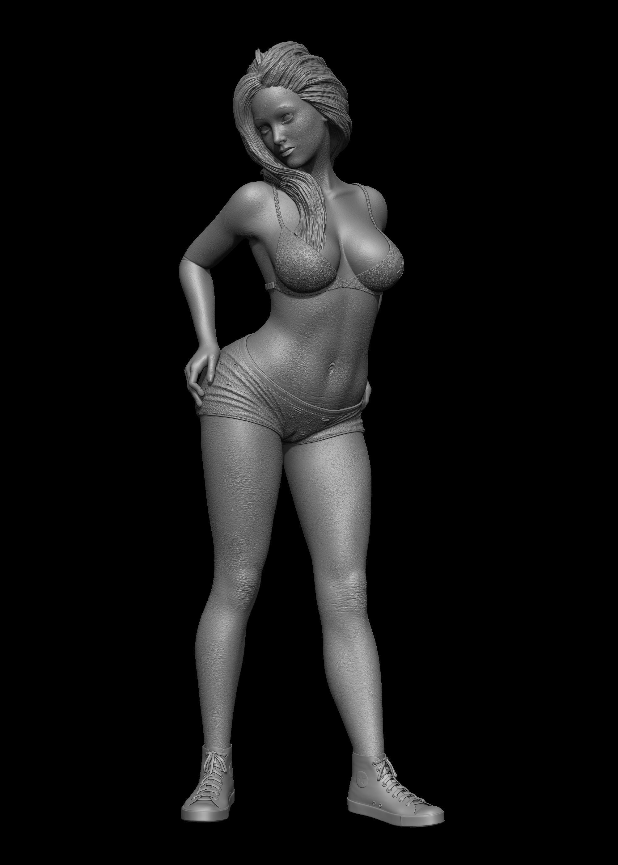 Female Anatomy 3D Model 3D print model_6