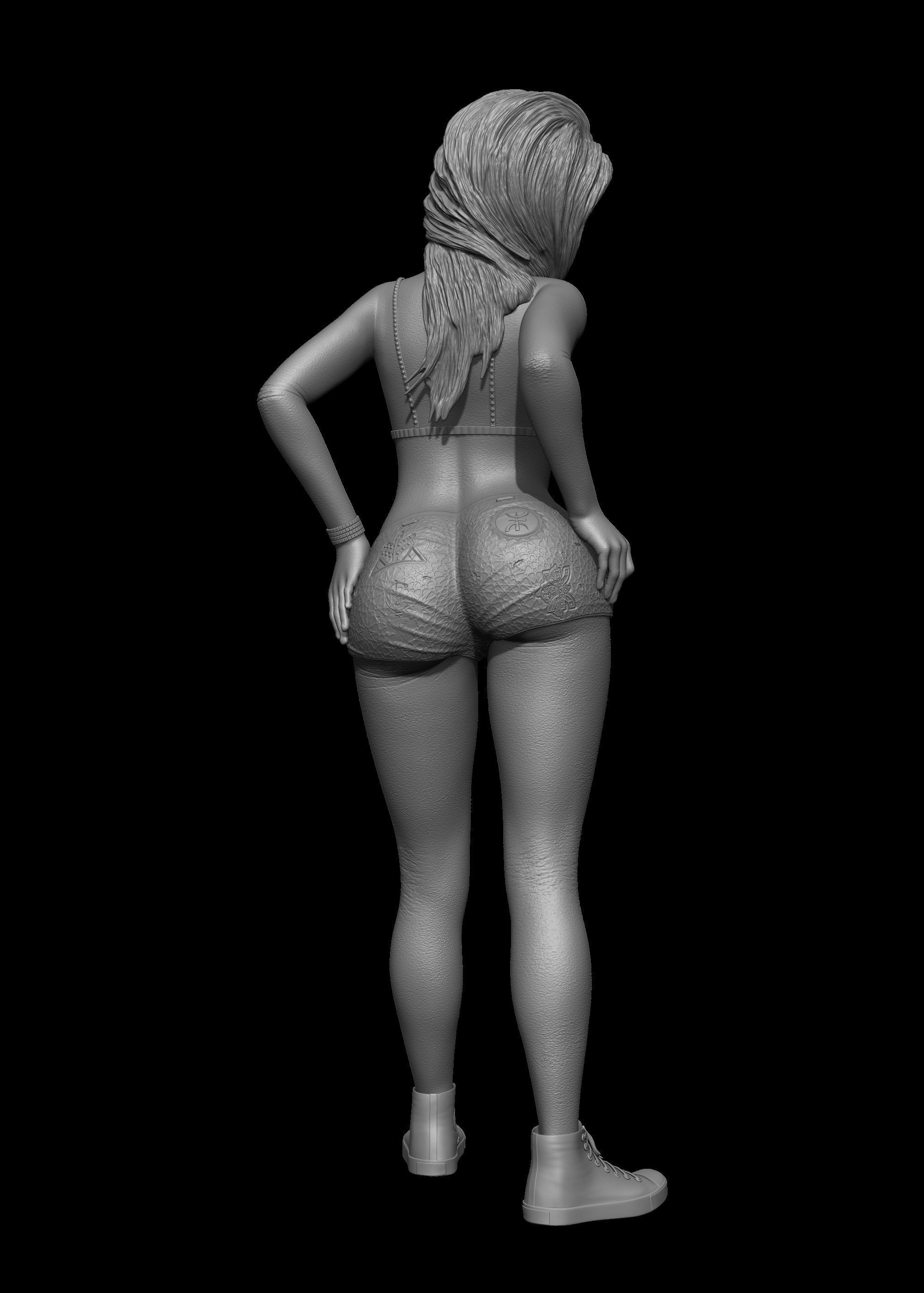 Female Anatomy 3D Model 3D print model_17