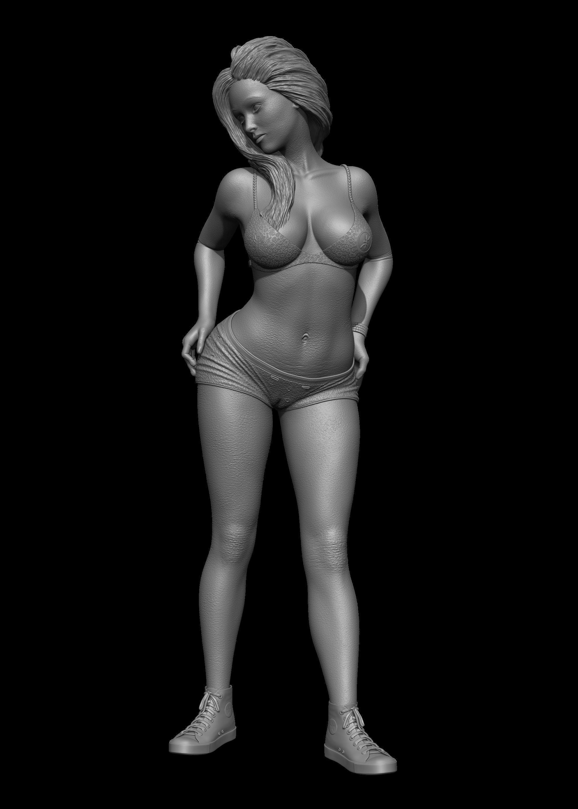 Female Anatomy 3D Model 3D print model_7