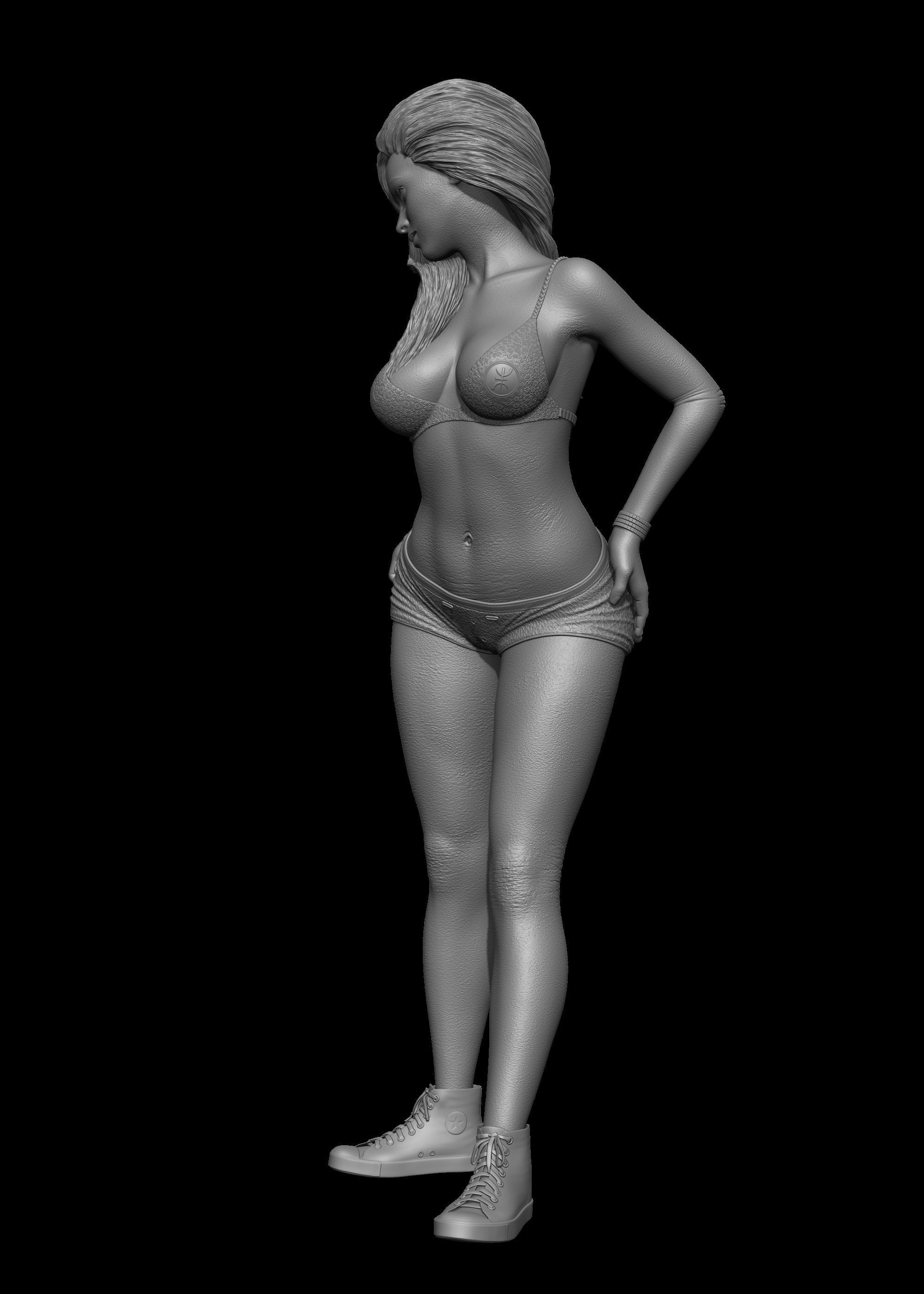 Female Anatomy 3D Model 3D print model_9