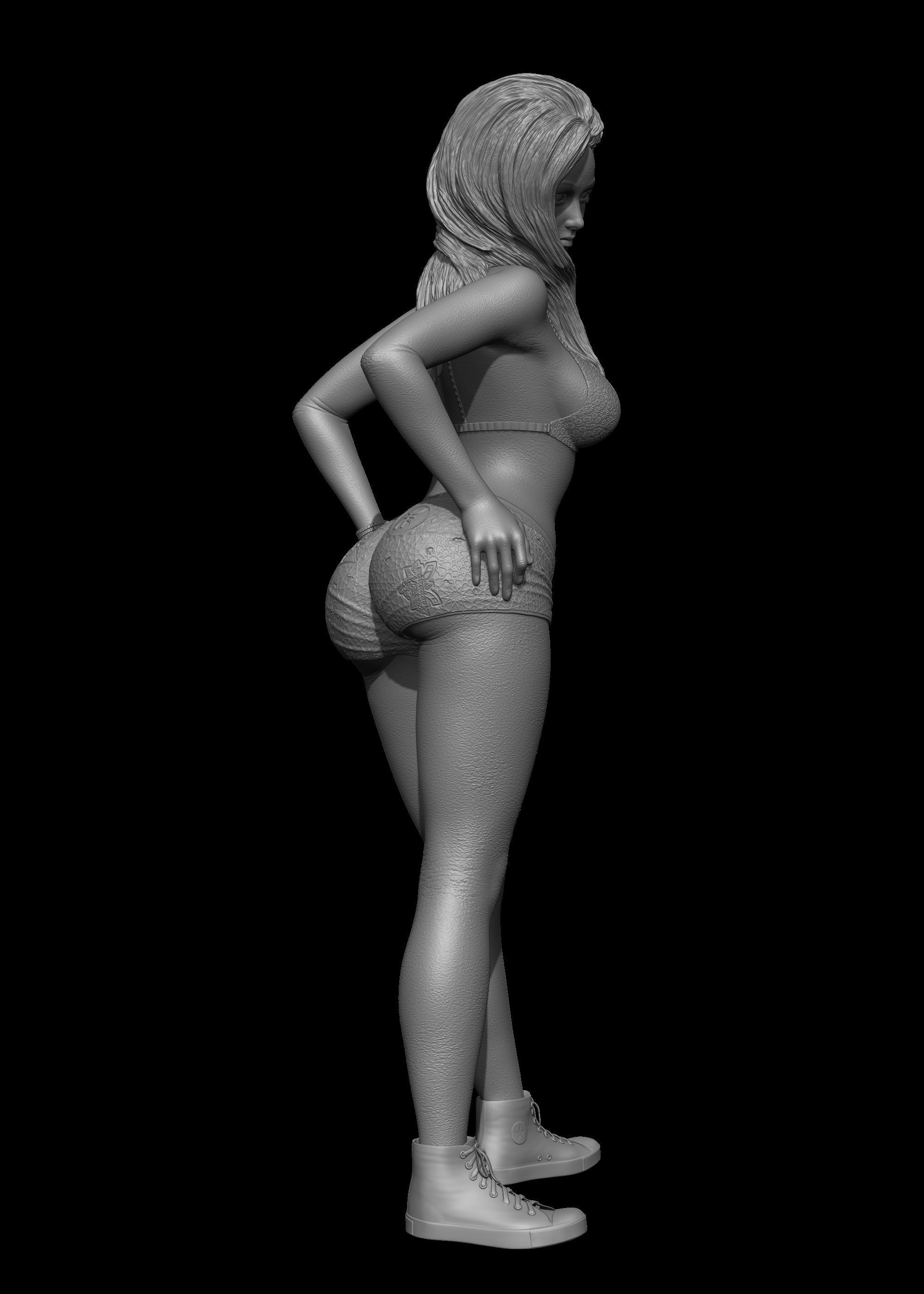 Female Anatomy 3D Model 3D print model_19