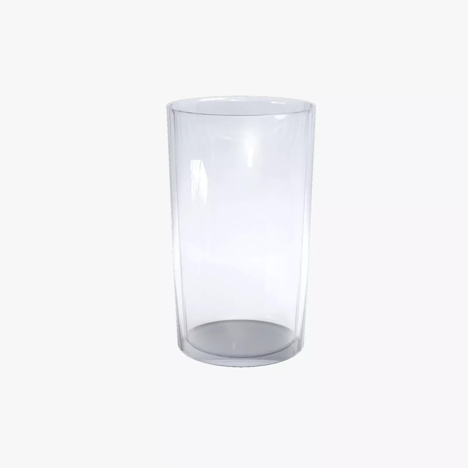 Tall Glass Cup Free low-poly 3D model