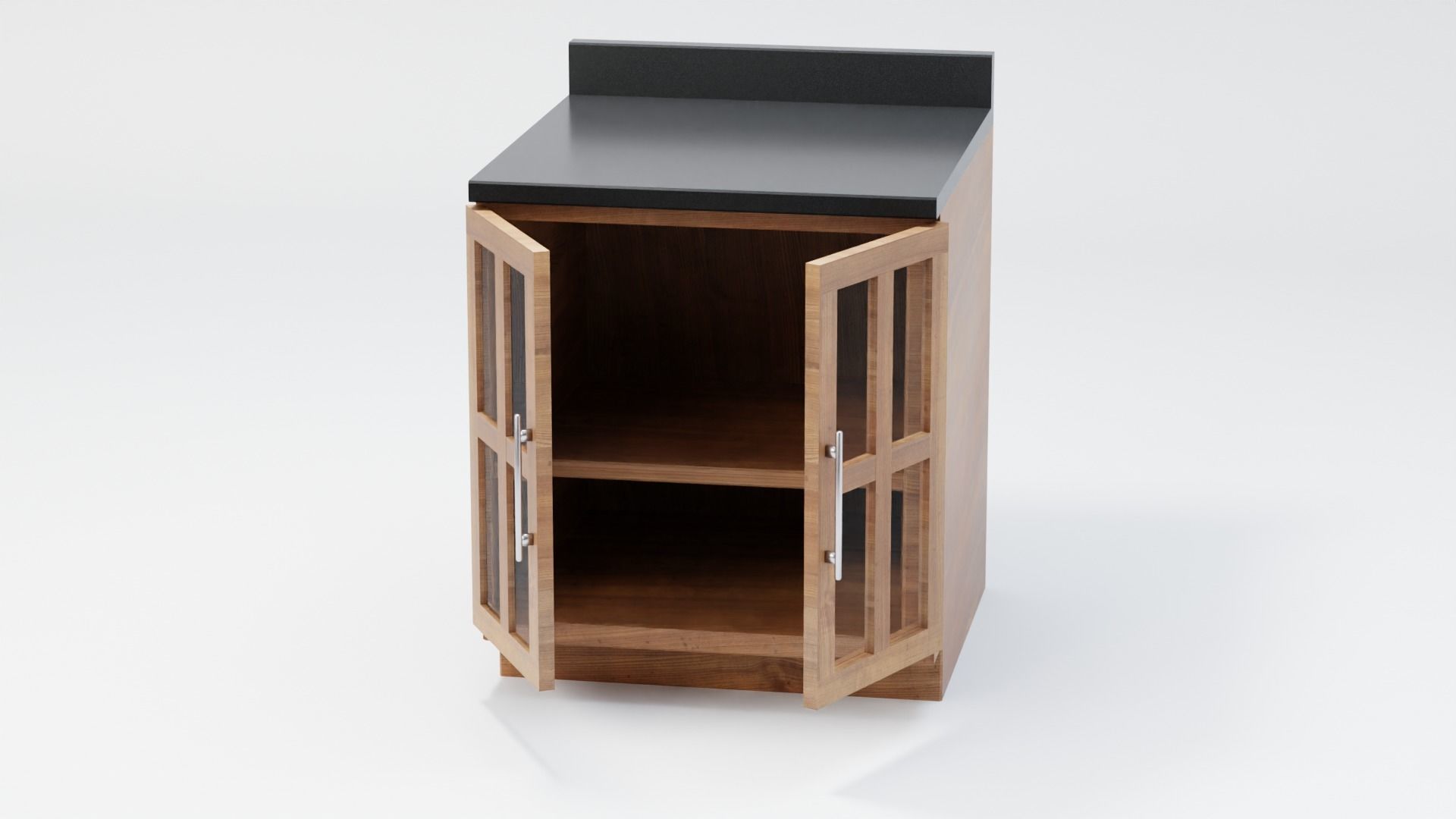 Modern Kitchen Counter 3 3D model_5