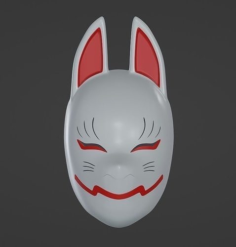 Komurasaki Mask Free 3D print model
