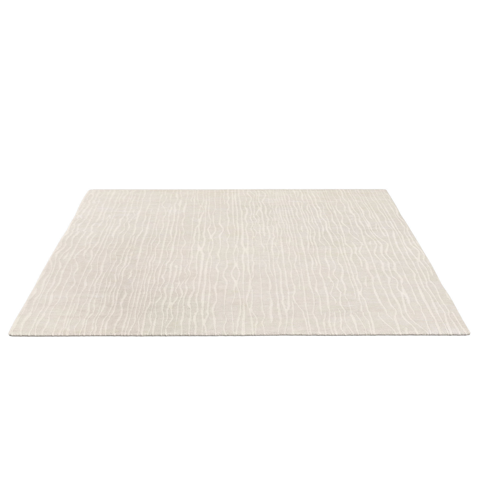 PADMA HAND-KNOTTED SILK and WOOL RUG 3D model_3