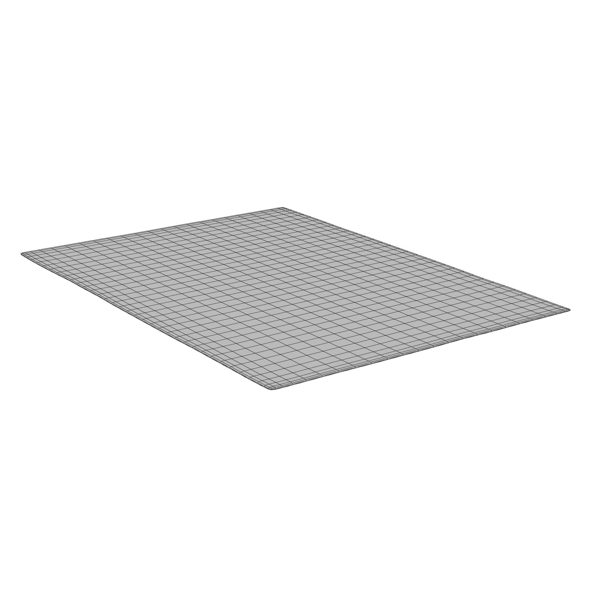 PADMA HAND-KNOTTED SILK and WOOL RUG 3D model_6