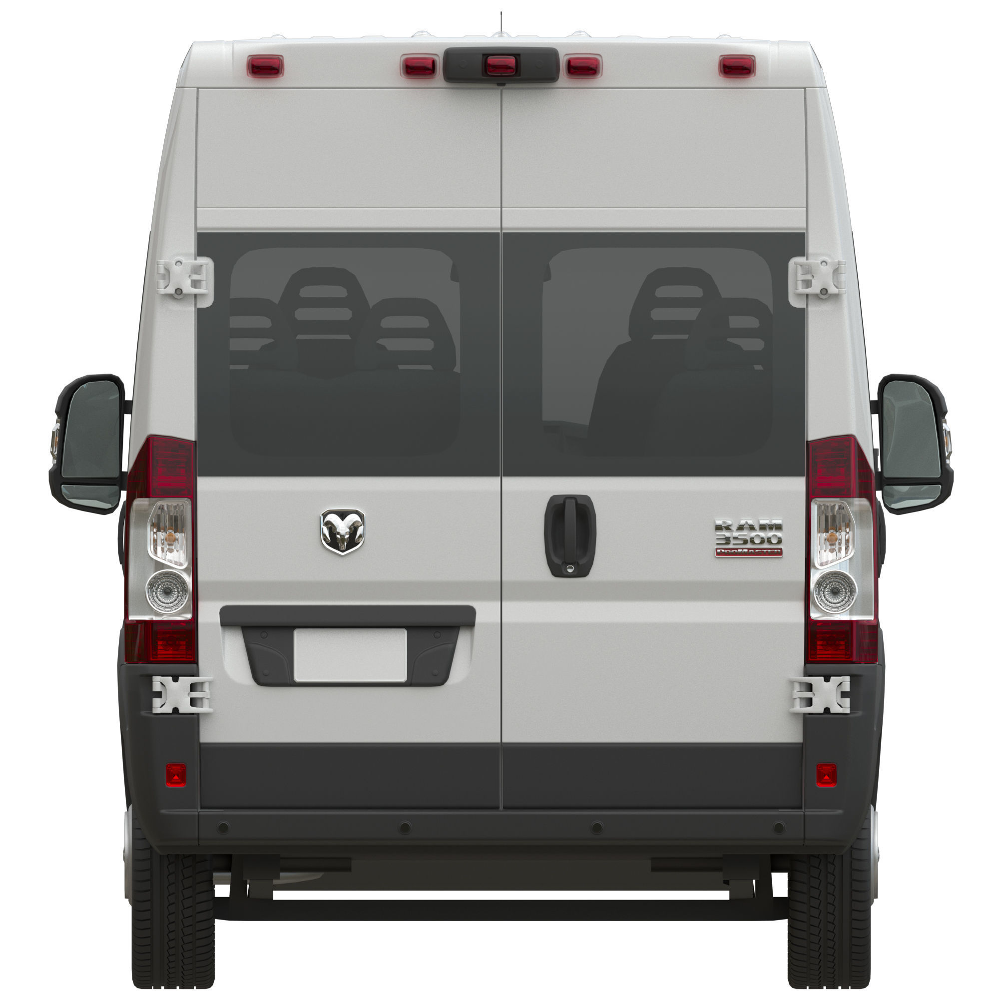 RAM PROMASTER 3500 Window Van 159 MAXI 3D model_8