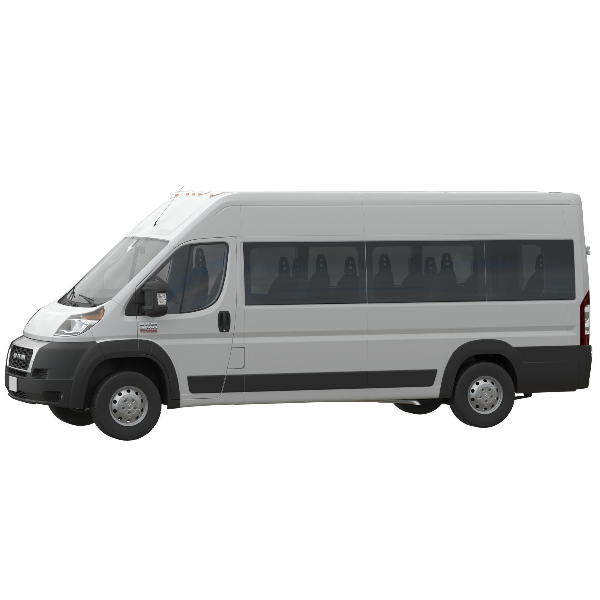 RAM PROMASTER 3500 Window Van 159 MAXI 3D model_3