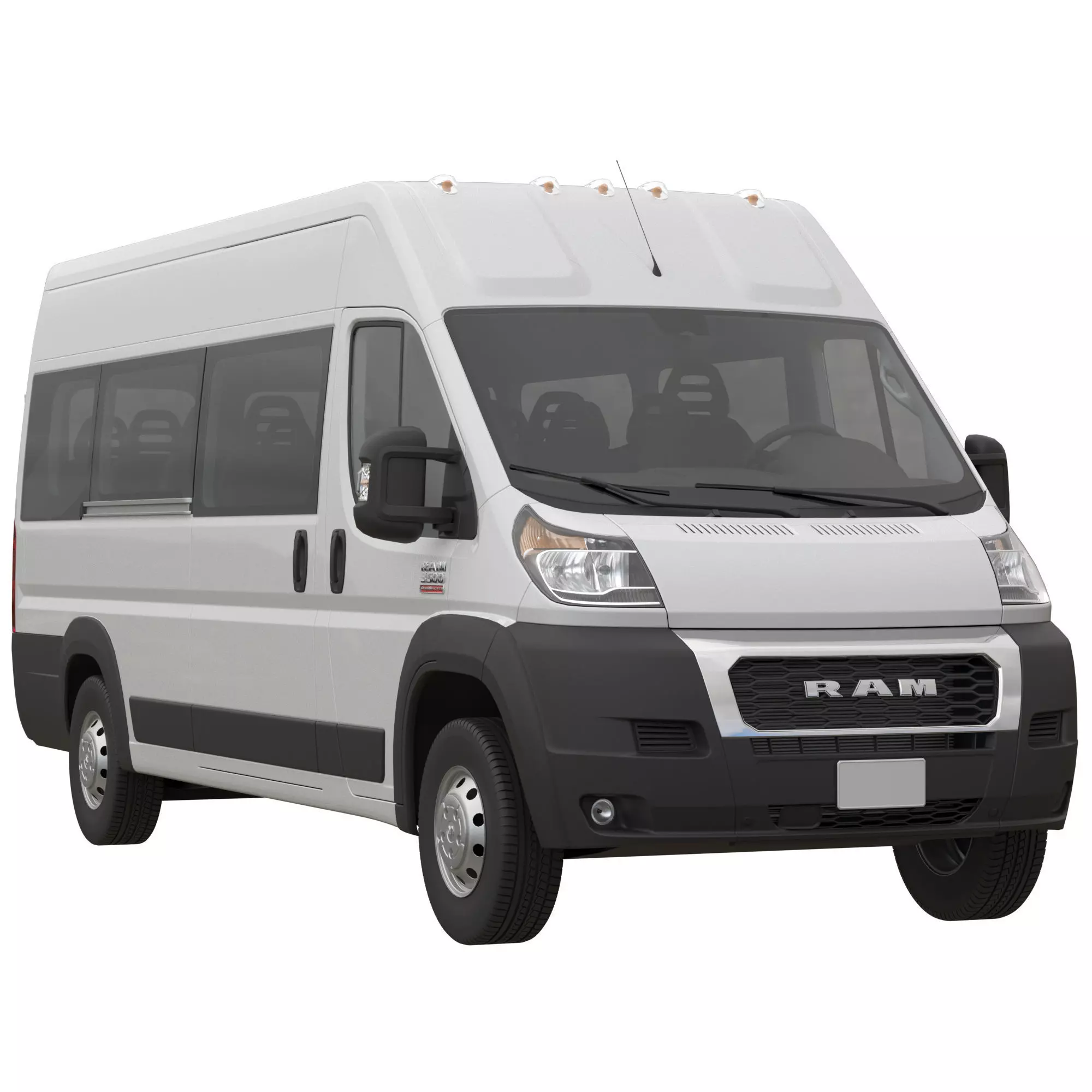 RAM PROMASTER 3500 Window Van 159 MAXI 3D model_0