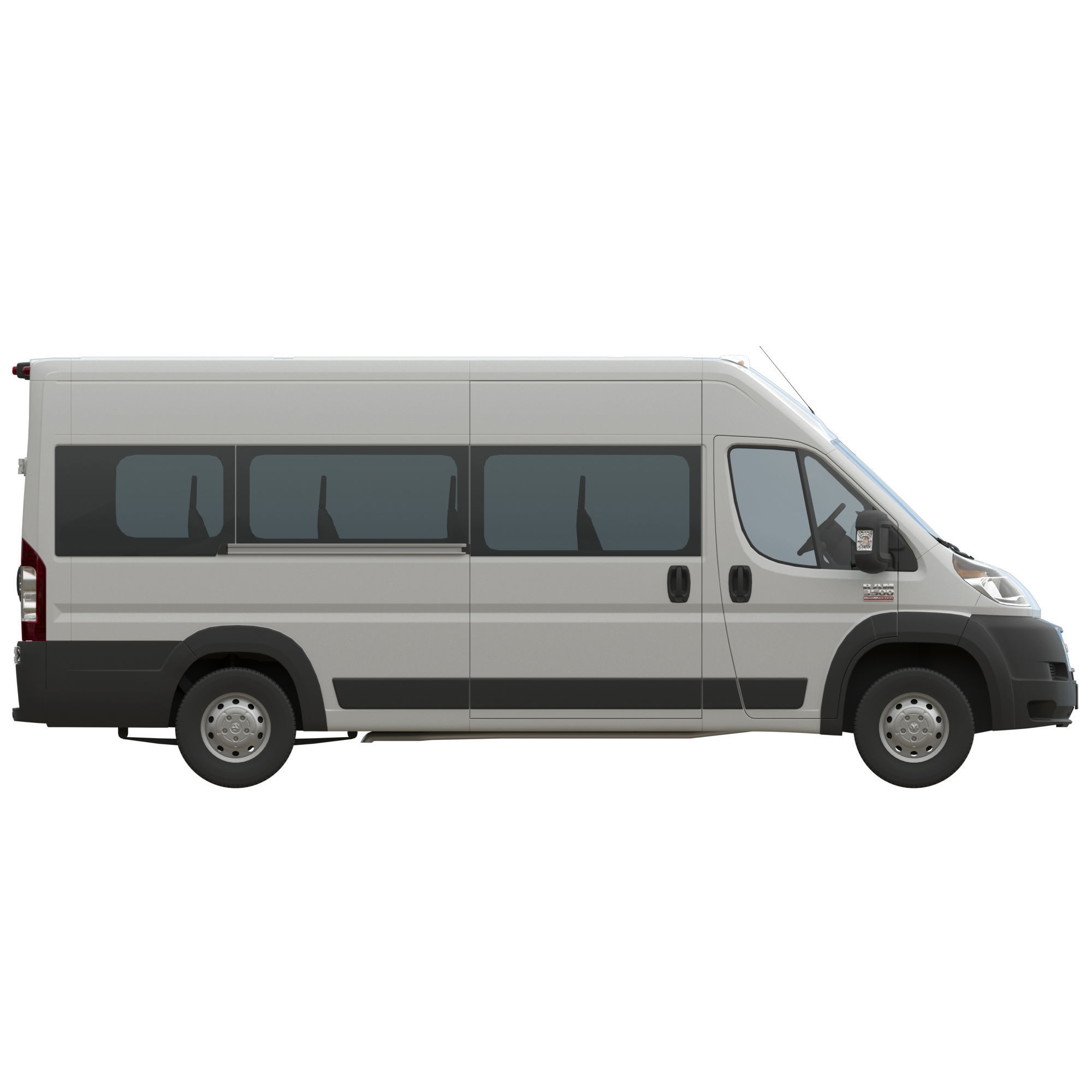 RAM PROMASTER 3500 Window Van 159 MAXI 3D model_9