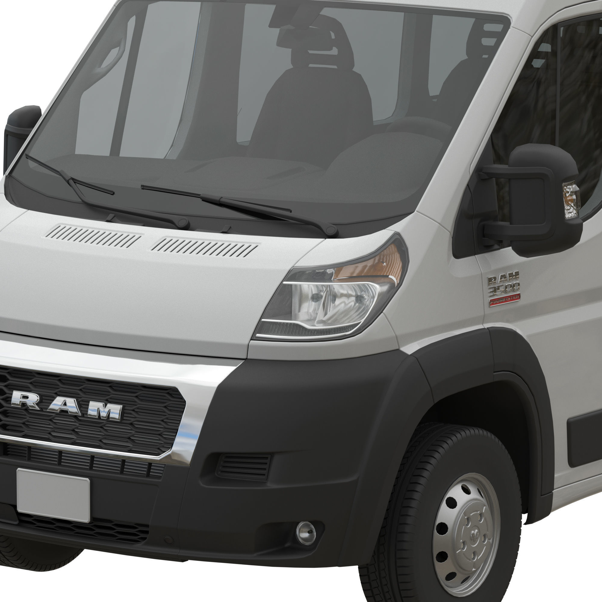 RAM PROMASTER 3500 Window Van 159 MAXI 3D model_6