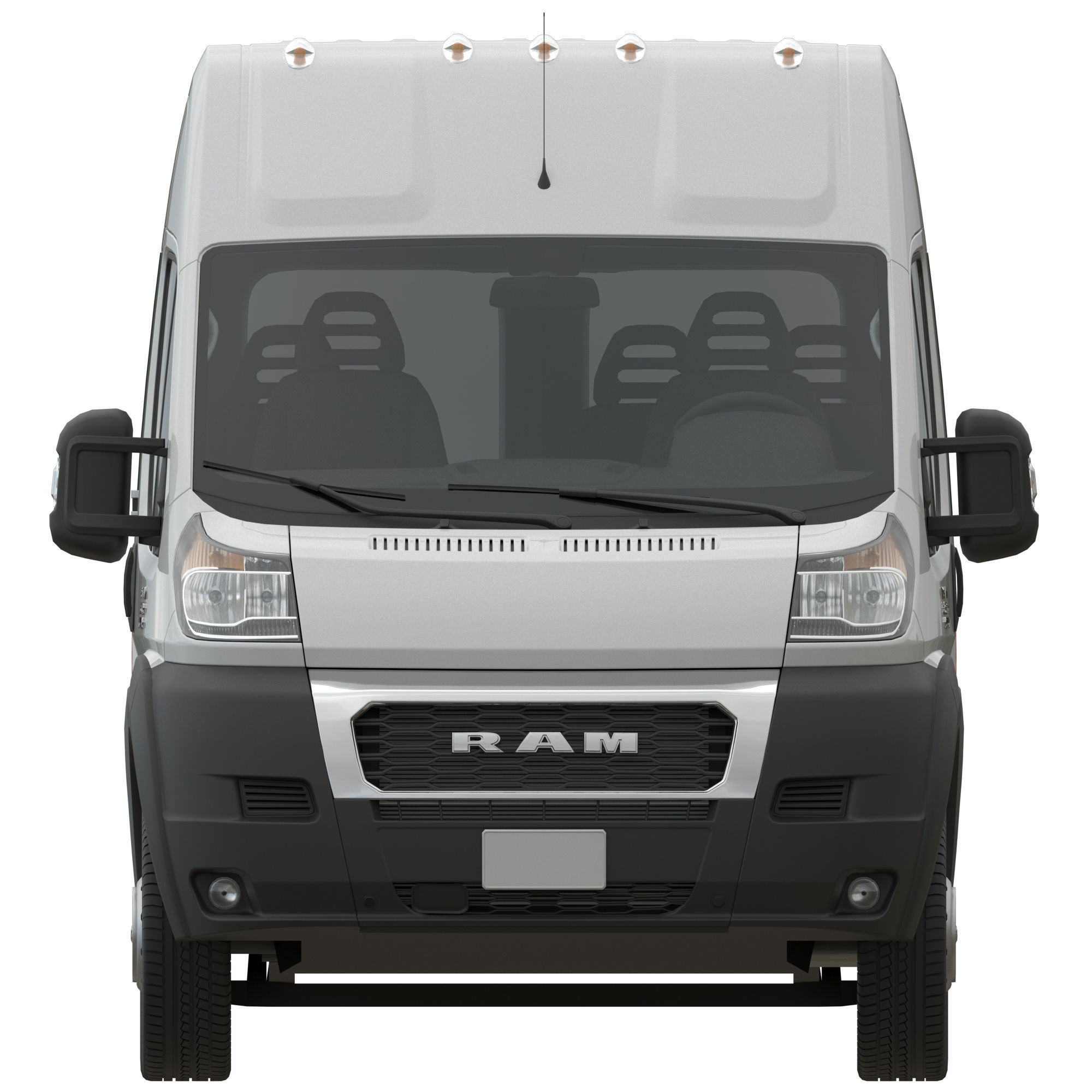 RAM PROMASTER 3500 Window Van 159 MAXI 3D model_7
