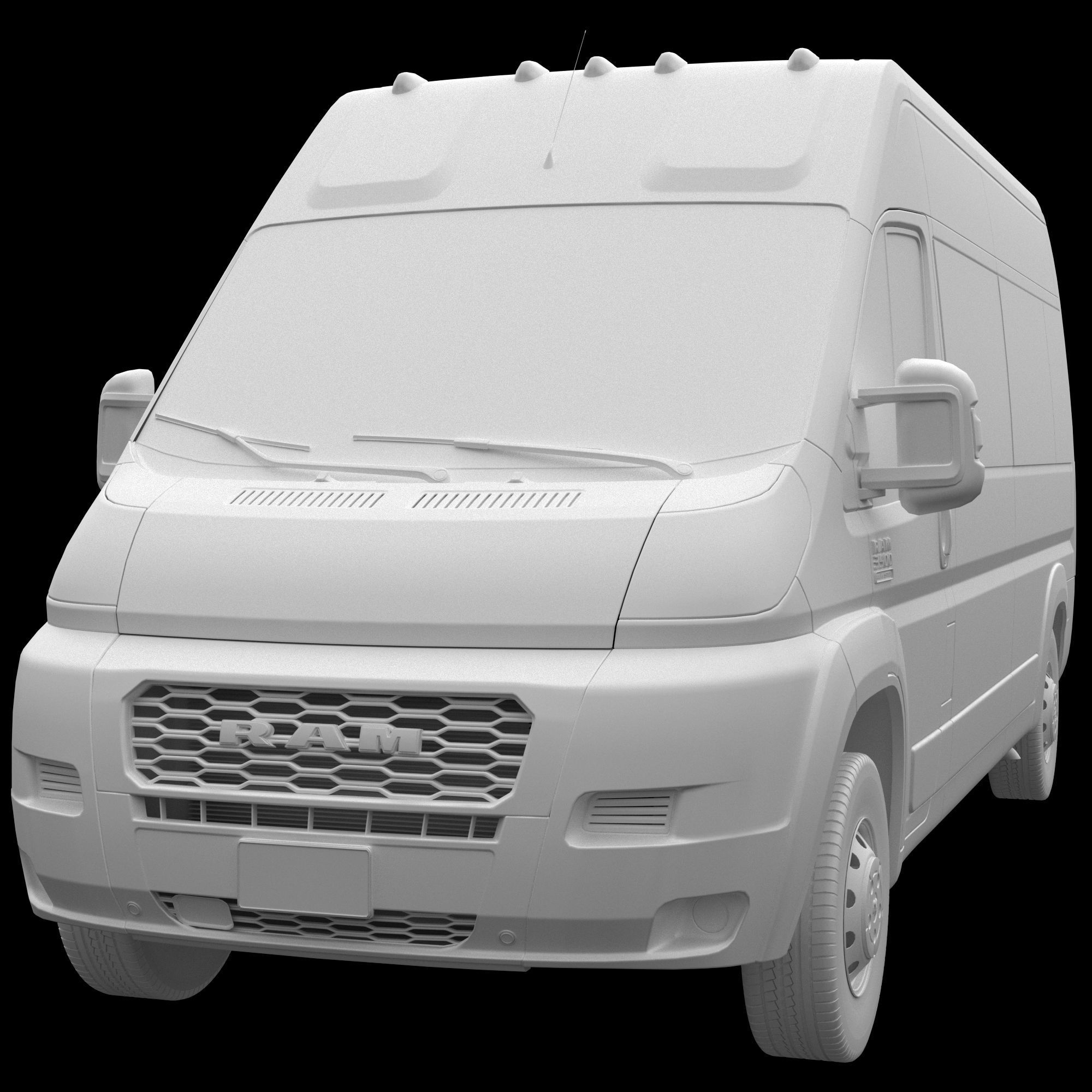 RAM PROMASTER 3500 Window Van 159 3D model_12