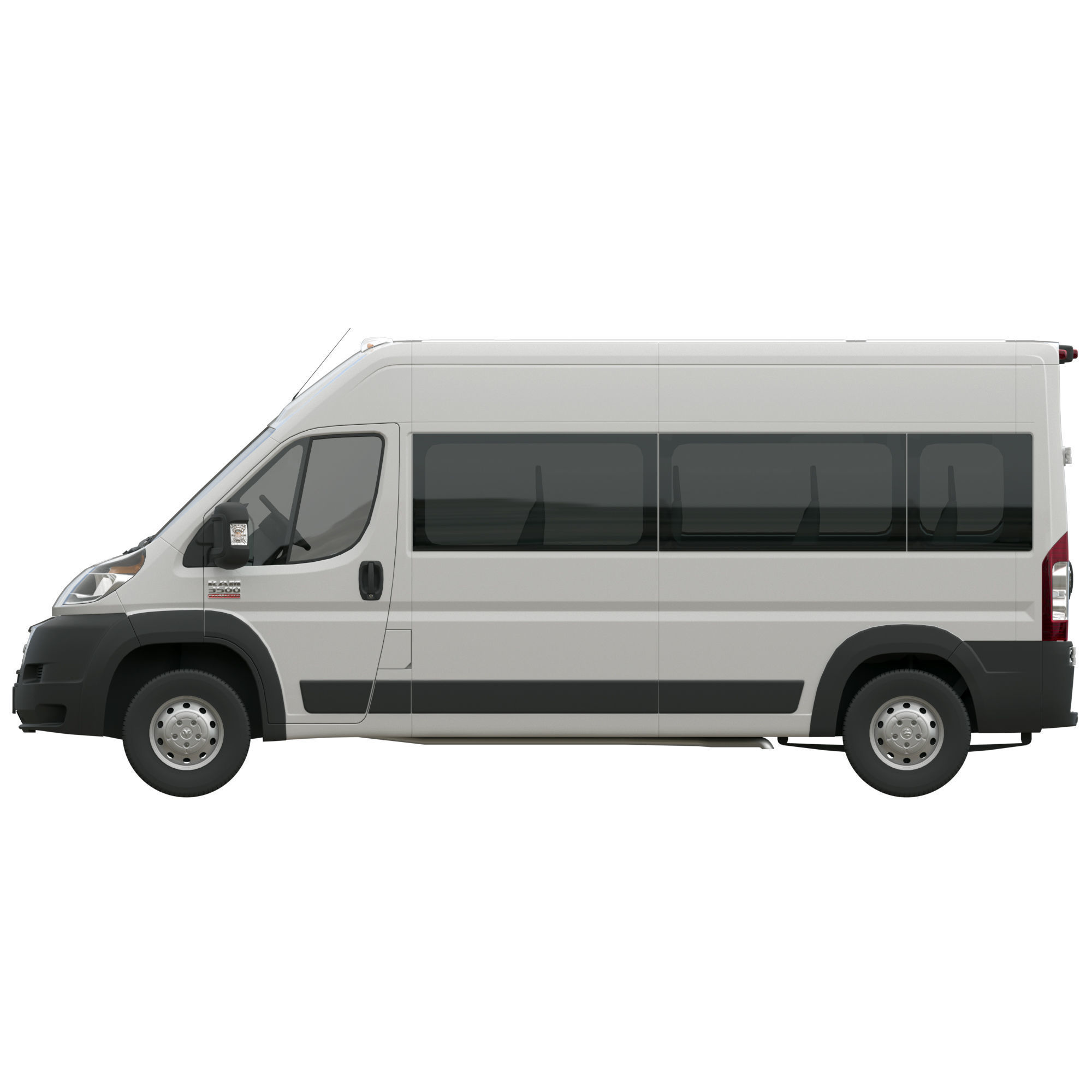 RAM PROMASTER 3500 Window Van 159 3D model_10