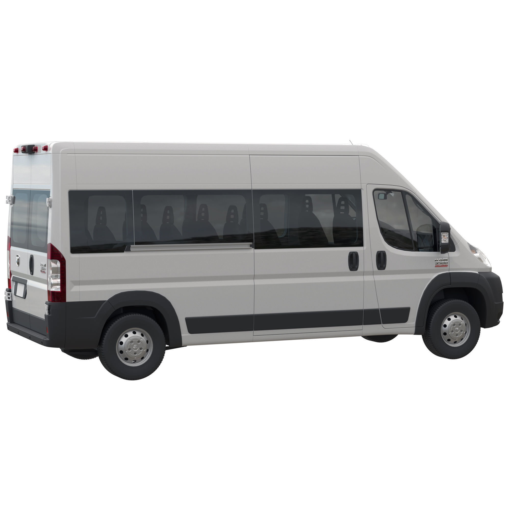 RAM PROMASTER 3500 Window Van 159 3D model_4
