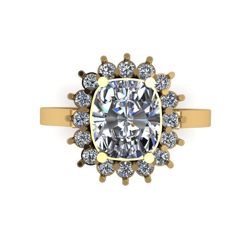 Halo Ring 3D print model_3