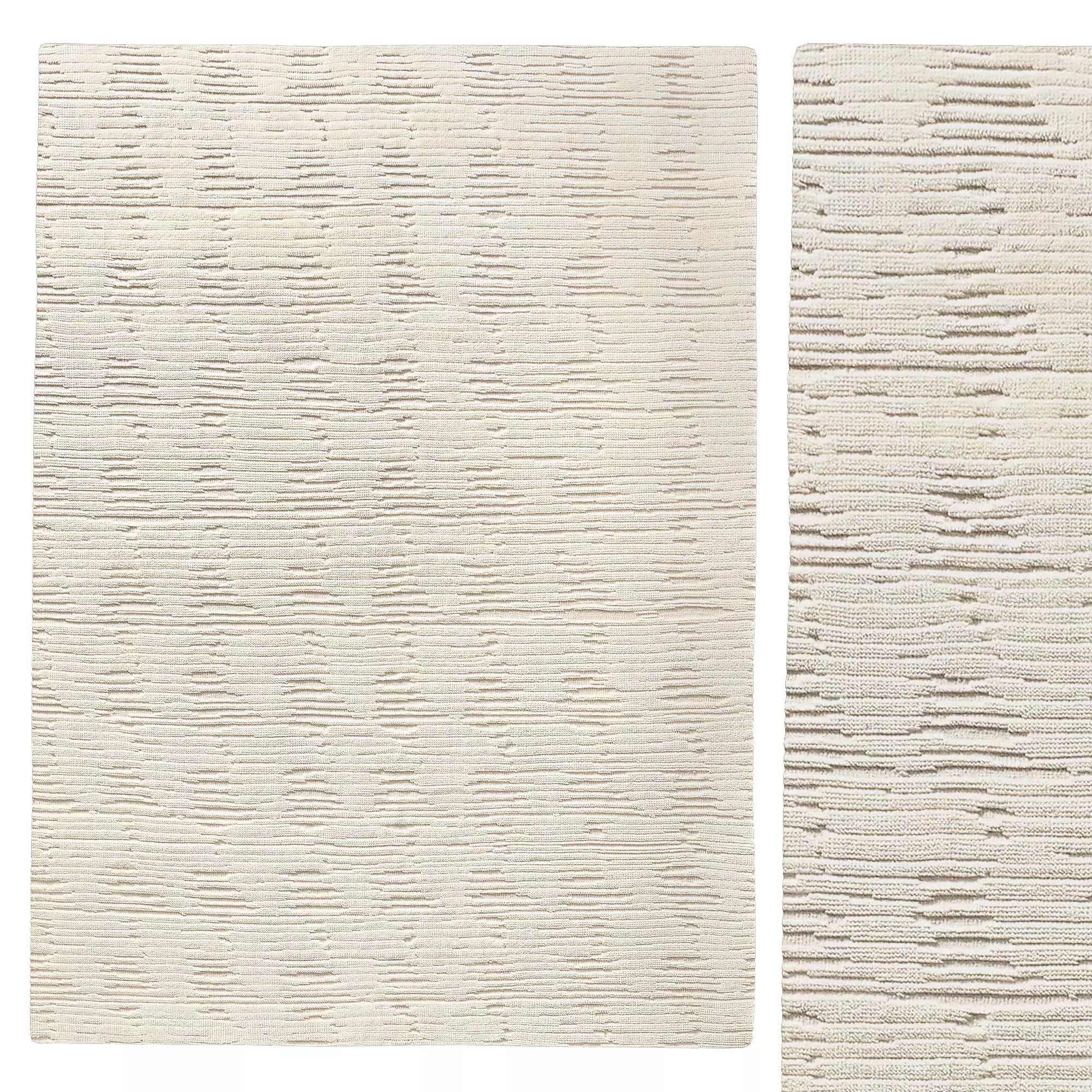 MERYEM HAND-KNOTTED WOOL RUG 3D model_0