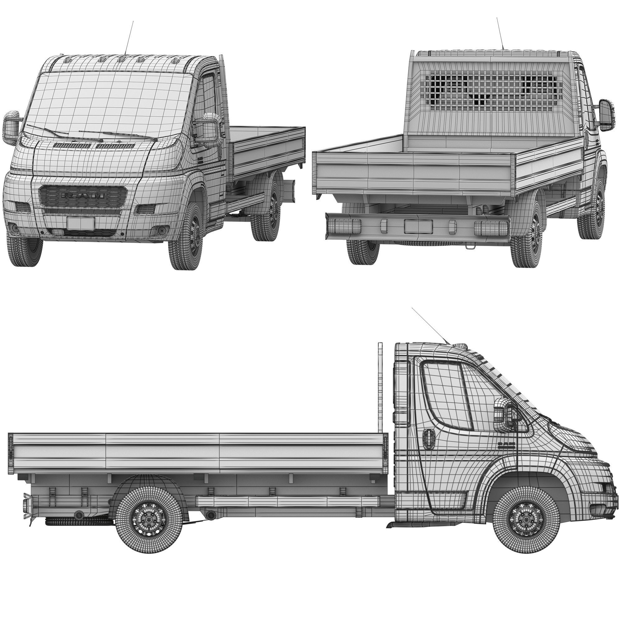RAM PROMASTER Chassis Cab 3D model_22