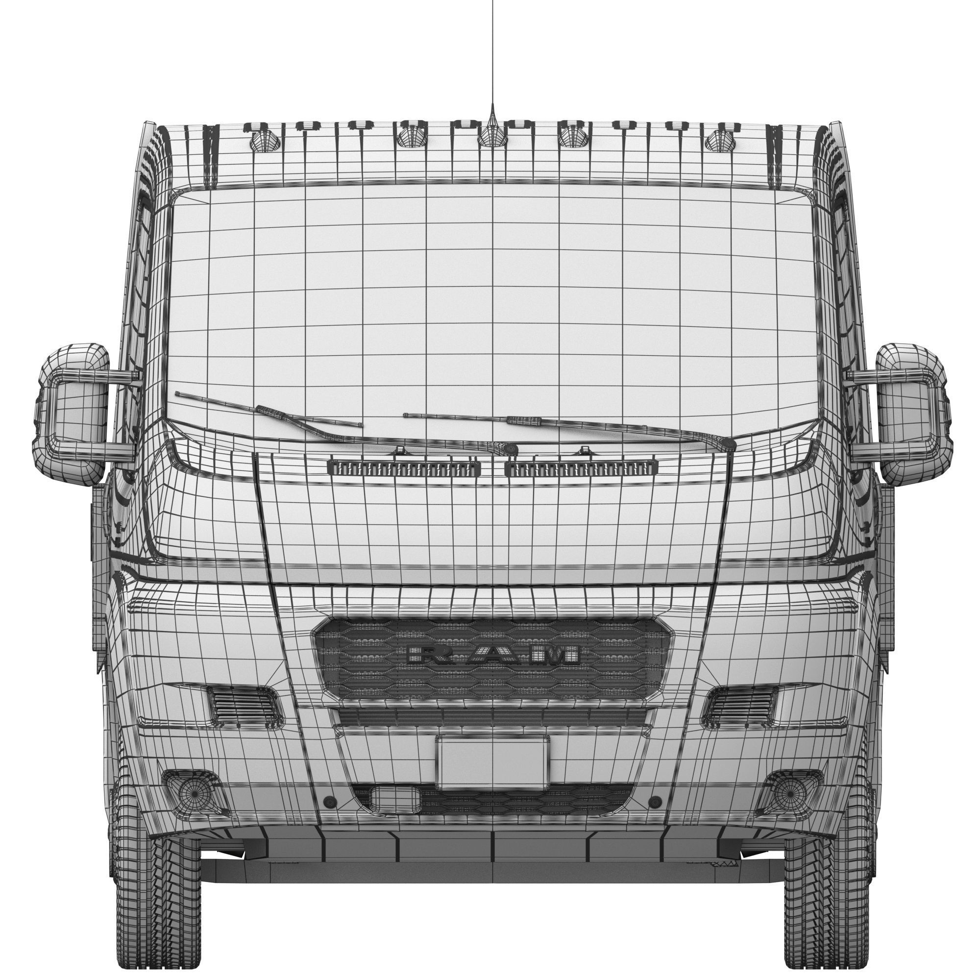 RAM PROMASTER Chassis Cab 3D model_17