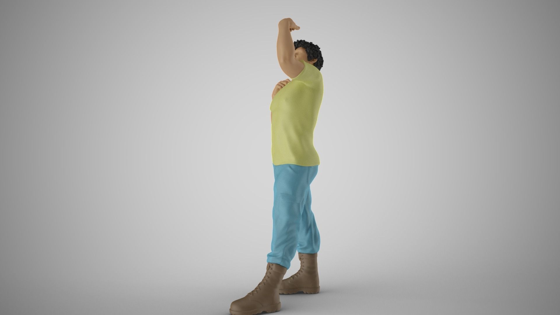 Strong Man 3D print model_9