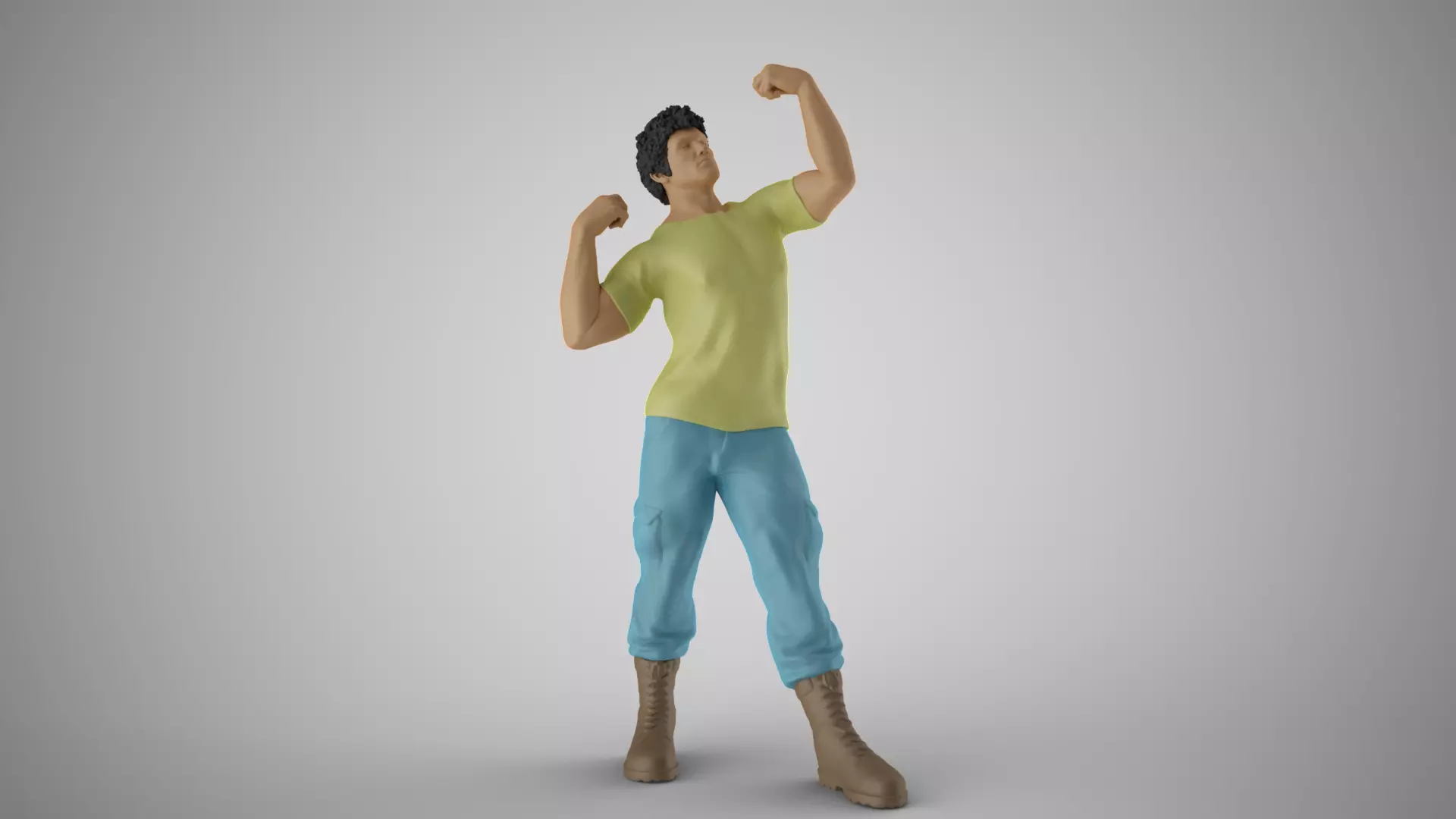Strong Man 3D print model_0