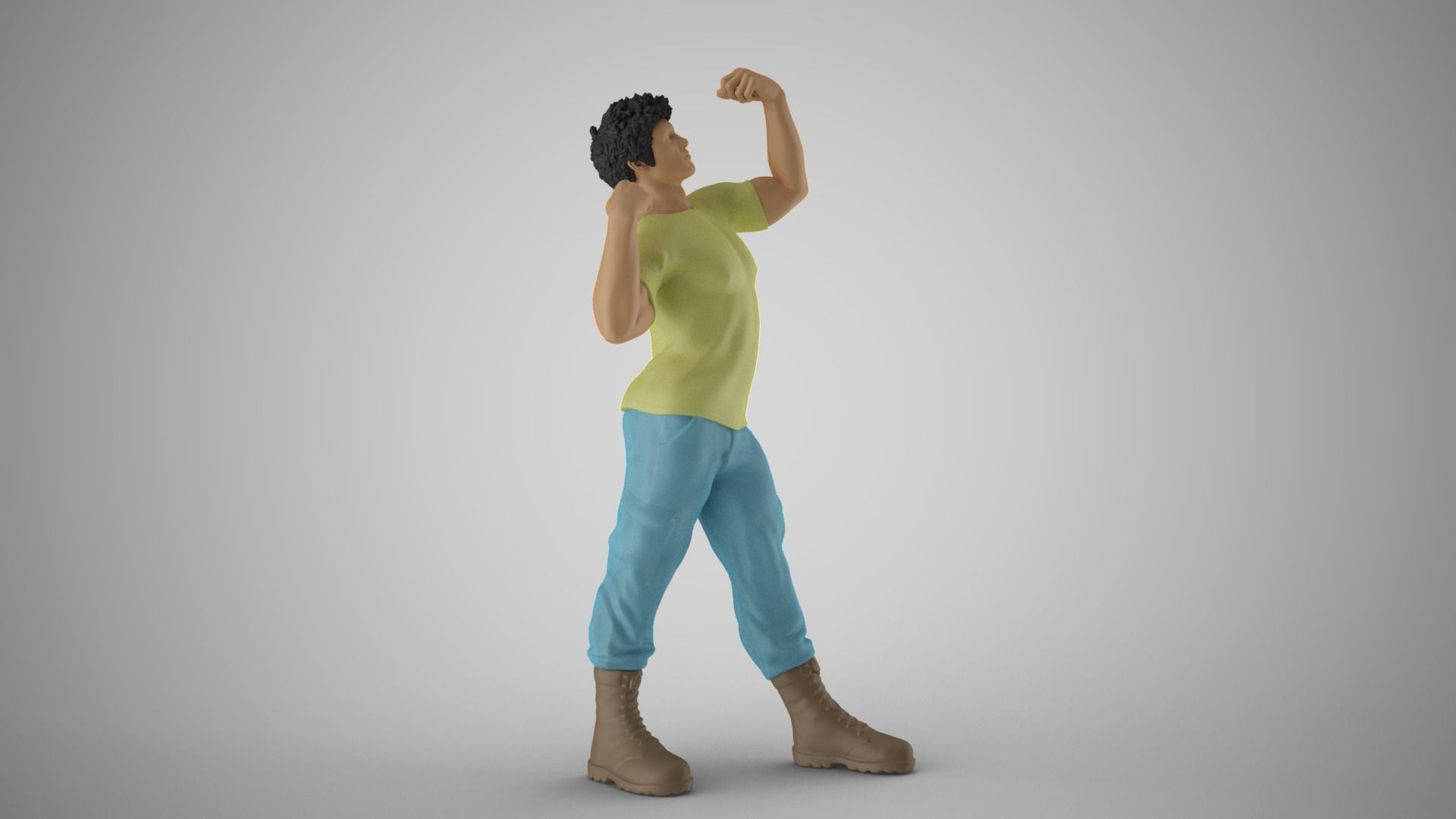 Strong Man 3D print model_4