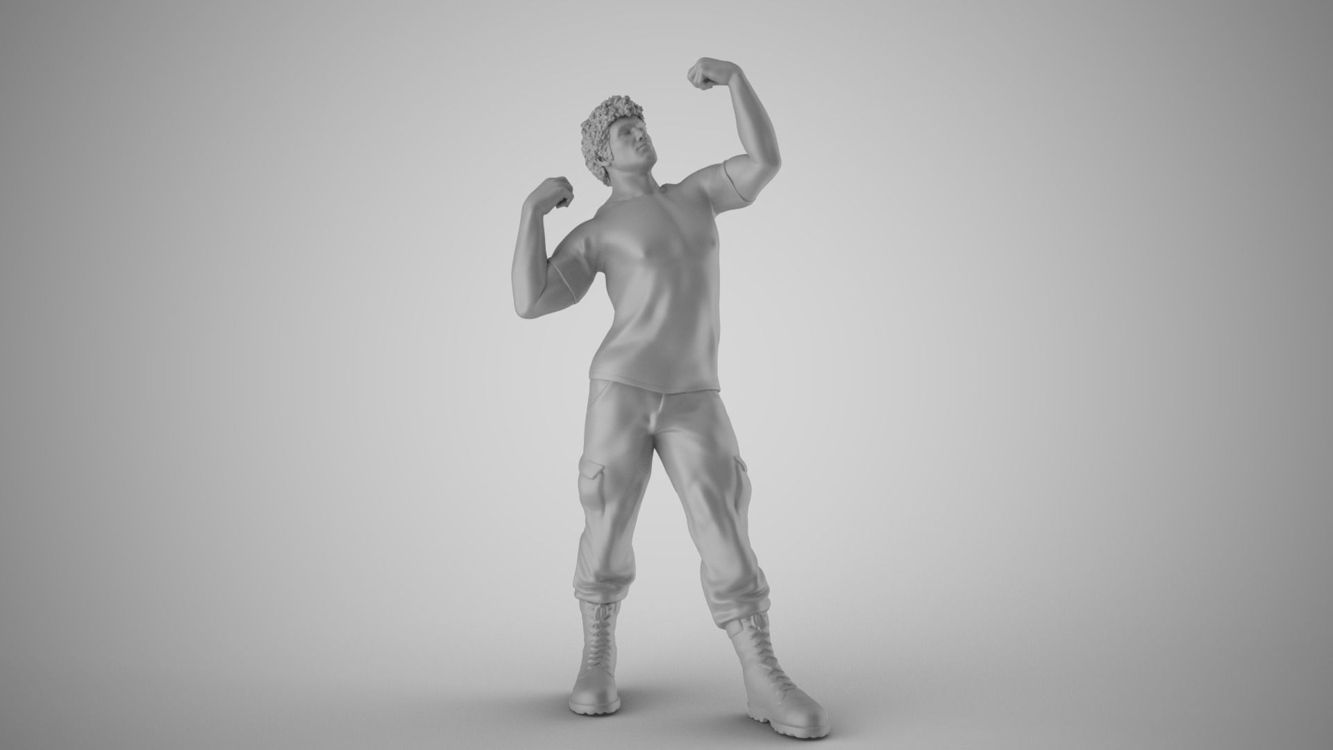 Strong Man 3D print model_2