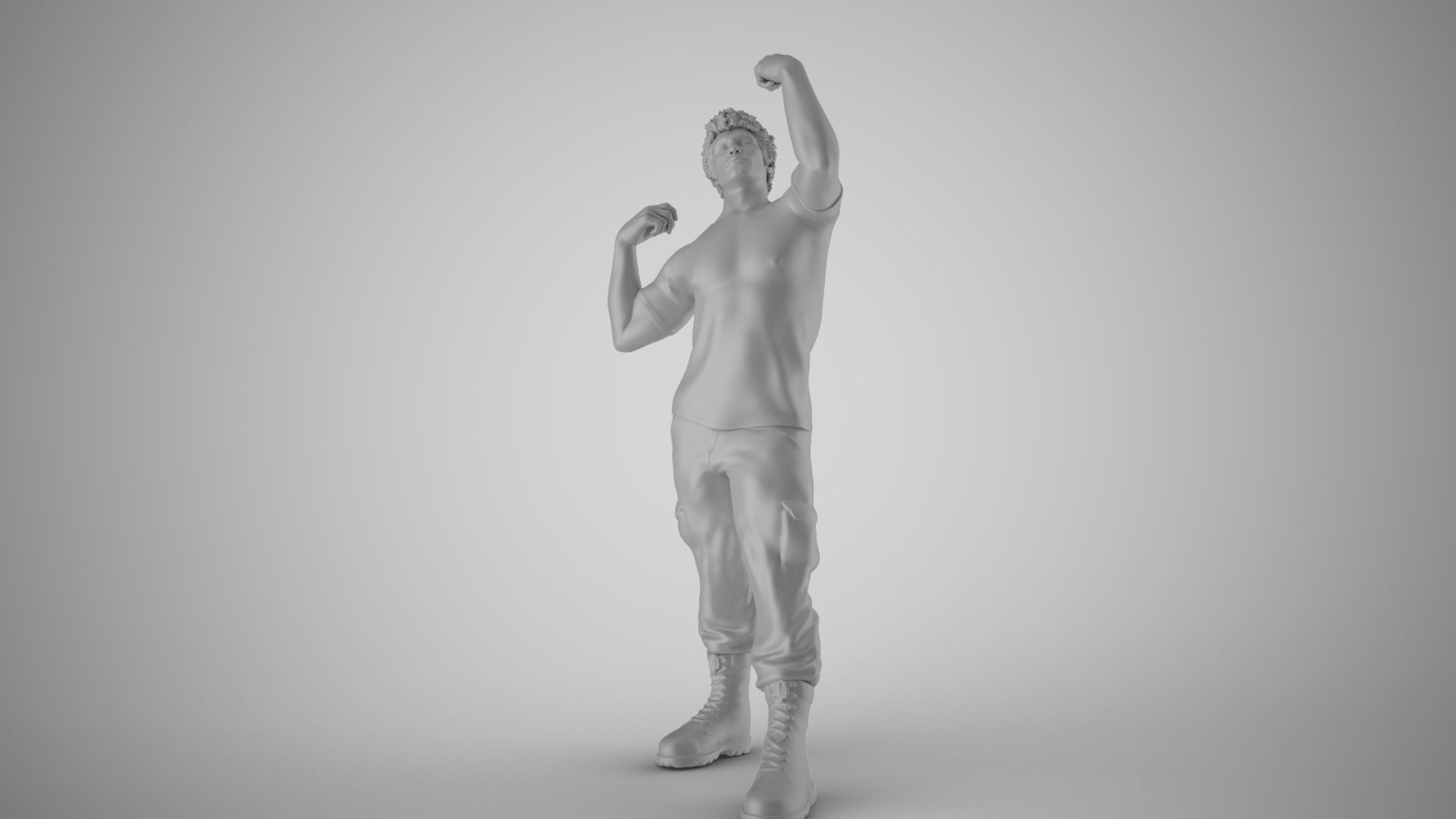 Strong Man 3D print model_1